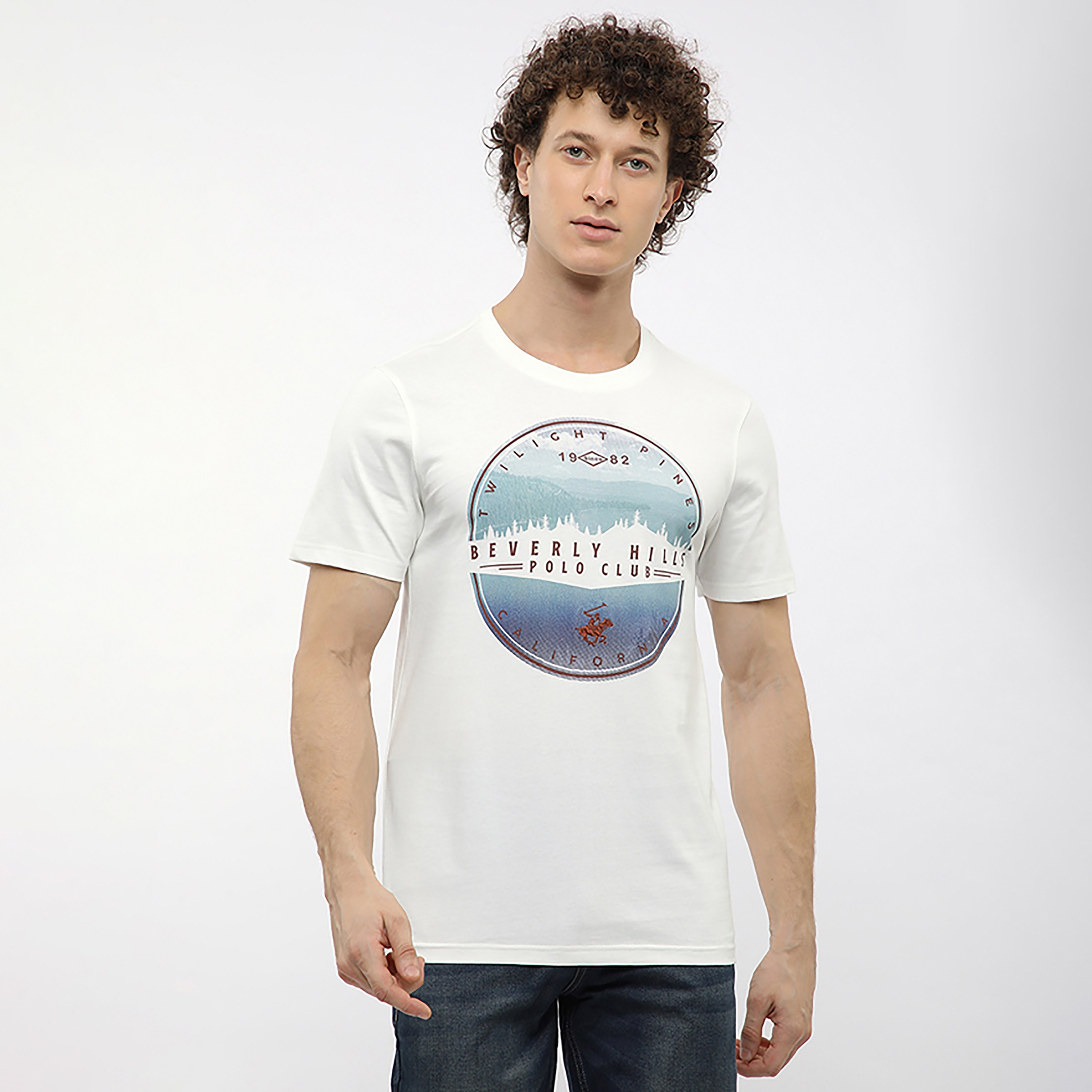 Beverly Hills Polo Club Graphic Print Crew Neck Short Sleeves Men's T-Shirt-men-clothing-tshirtsandpolos-tshirts-image-1