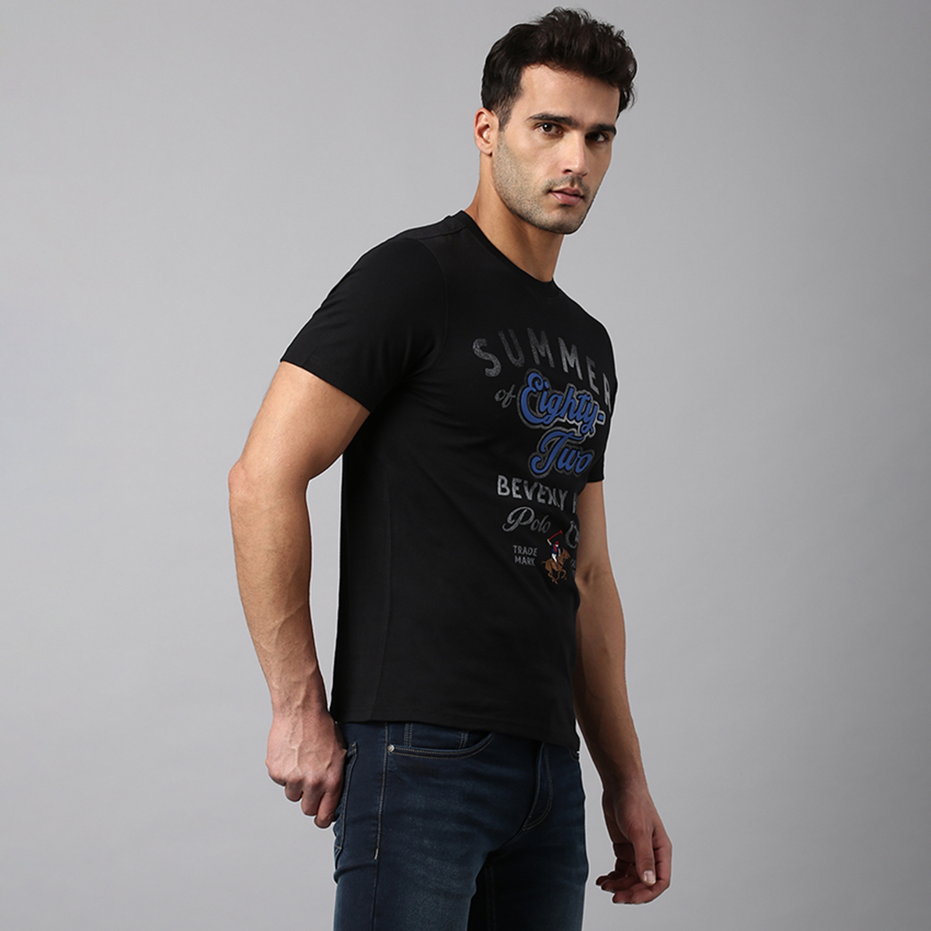 تي شيرت بيفرلي هيلز بولو كلوب بياقة مستديرة وأكمام قصيرة مع مطبوع-men-clothing-tshirtsandpolos-tshirts-image-3