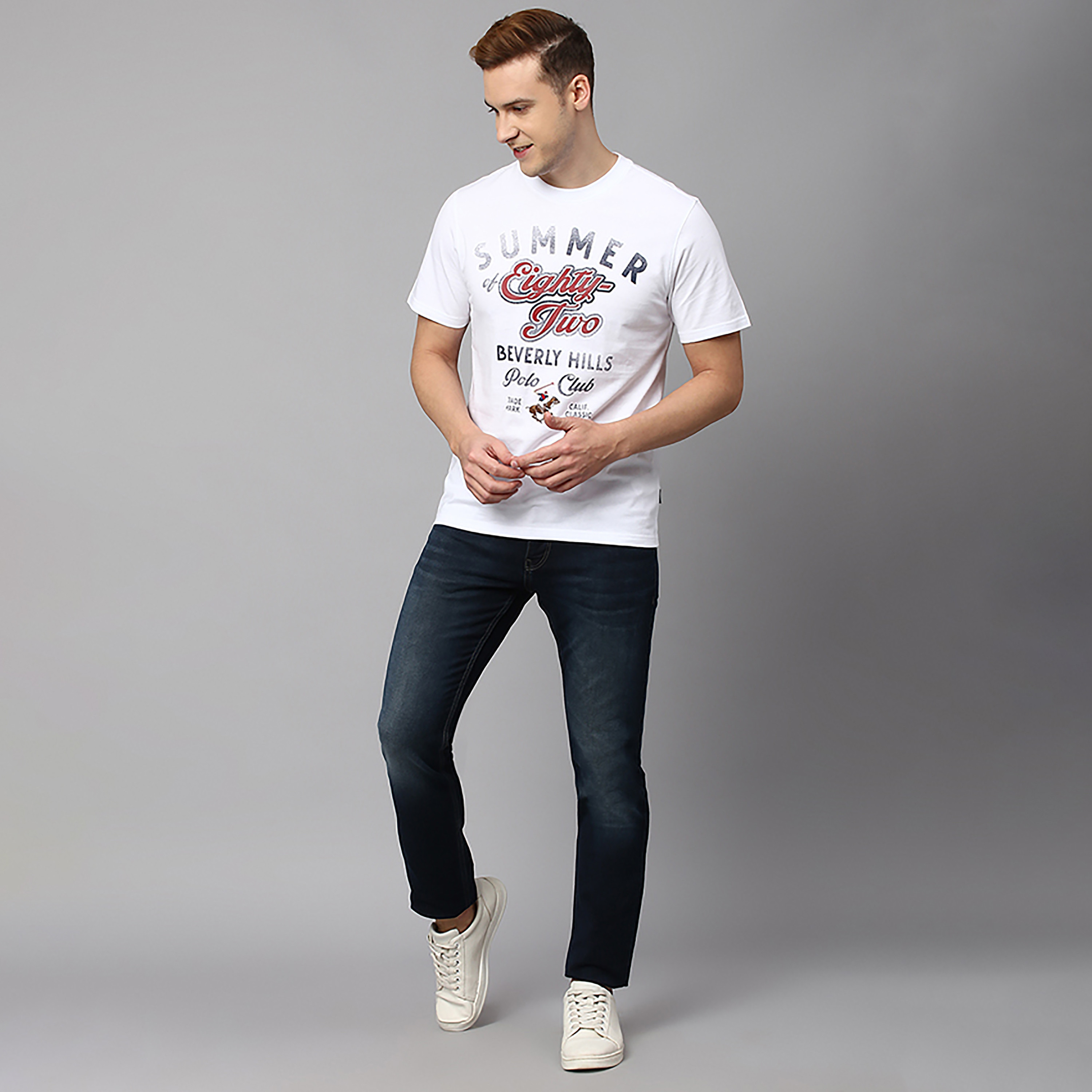 Beverly Hills Polo Club Printed Crew Neck Short Sleeves T-Shirt-men-clothing-tshirtsandpolos-tshirts-image-2