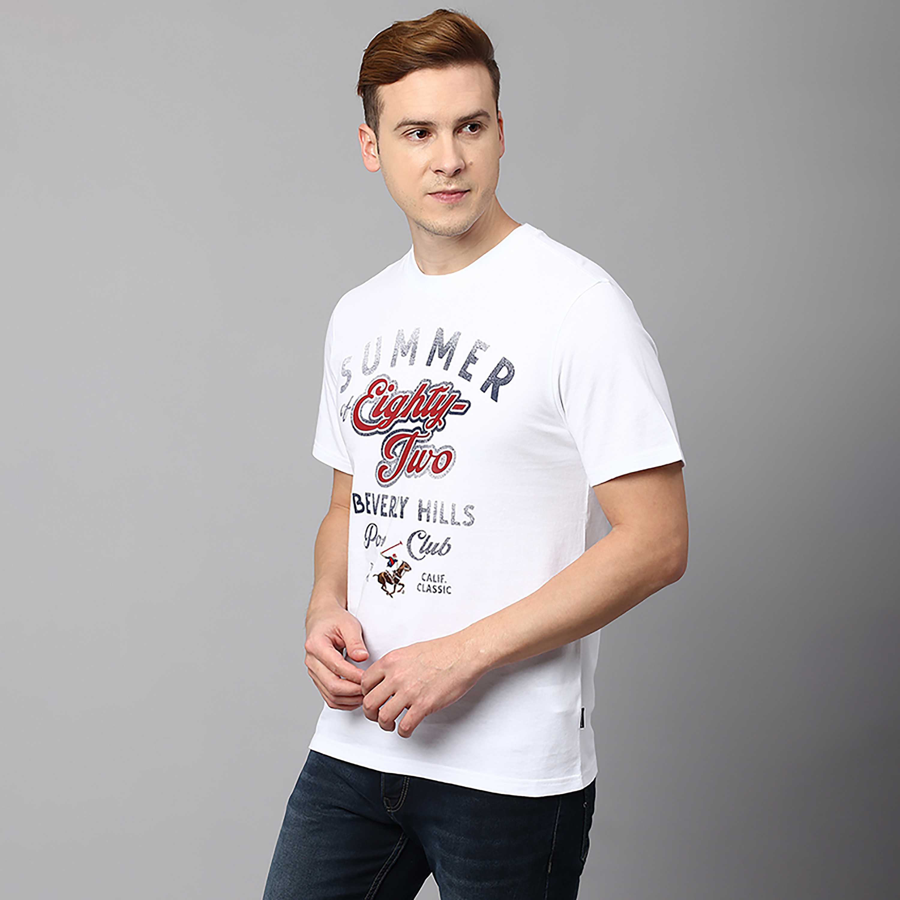 تي شيرت مطبوعة بياقة مستديرة وأكمام قصيرة من بيفرلي هيلز بولو كلوب-men-clothing-tshirtsandpolos-tshirts-image-3