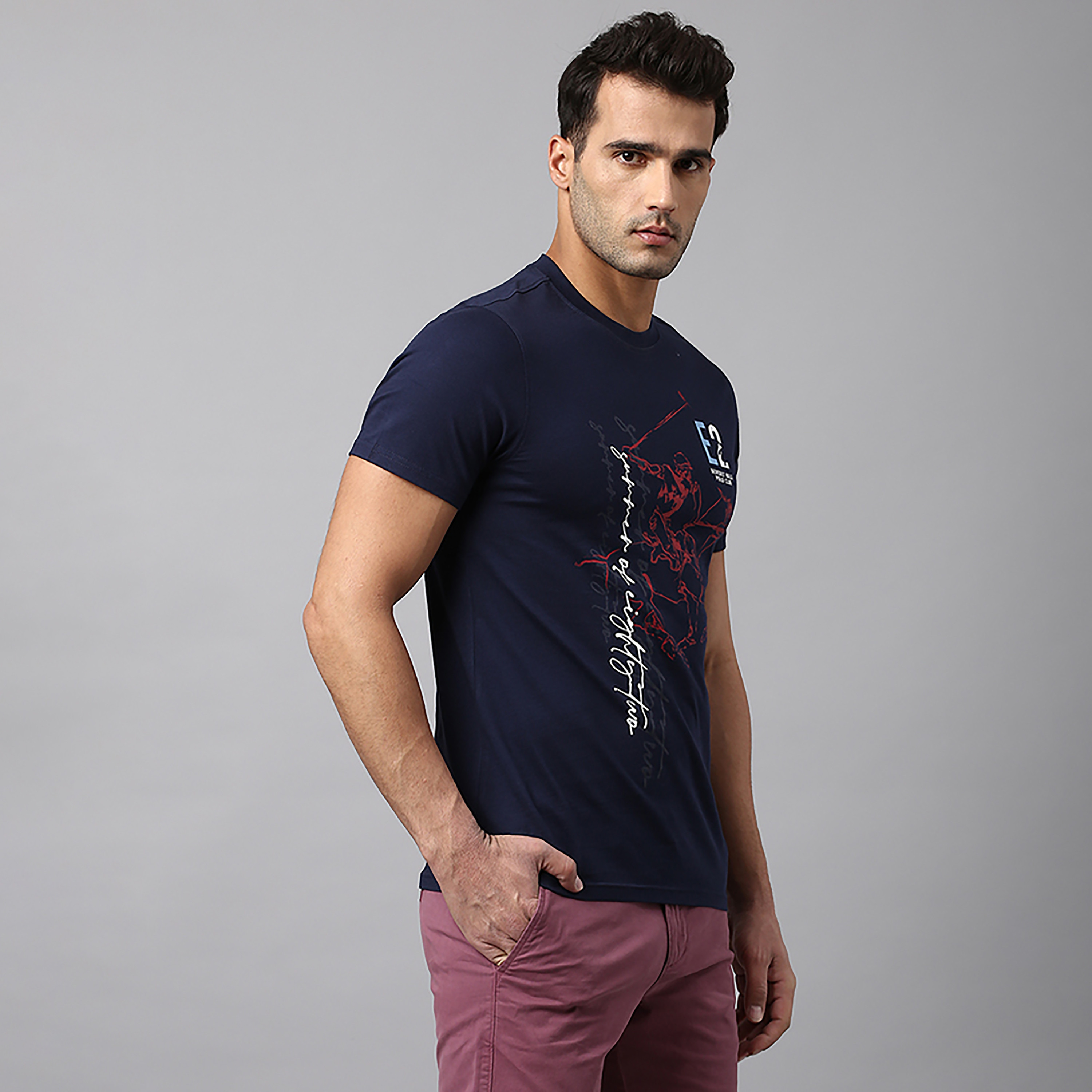 تي شيرت بيفرلي هيلز بولو كلوب بياقة مستديرة وأكمام قصيرة مع مطبوع-men-clothing-tshirtsandpolos-tshirts-image-3
