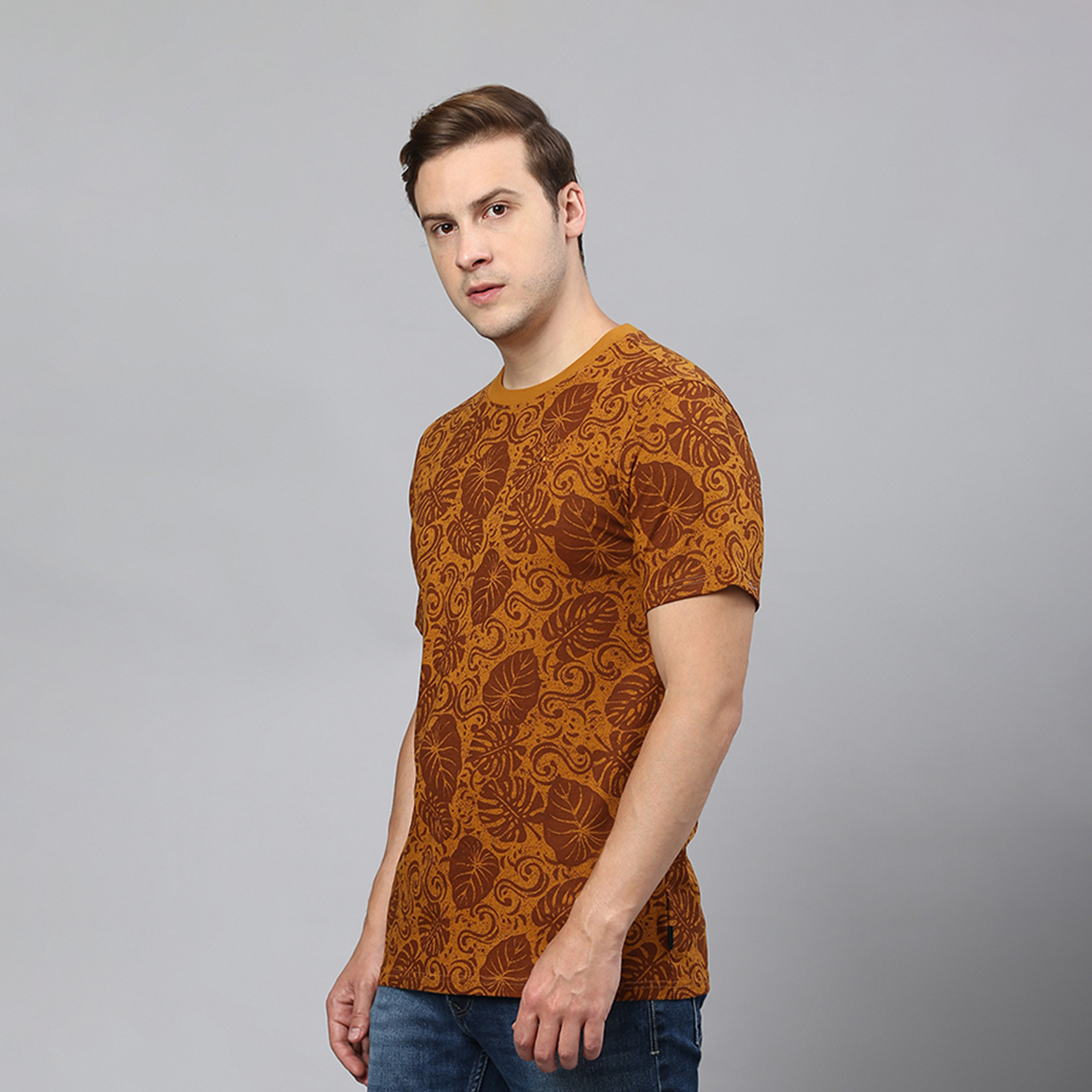 Beverly Hills Polo Club Printed Crew Neck Short Sleeve T-shirt-men-clothing-tshirtsandpolos-tshirts-image-2