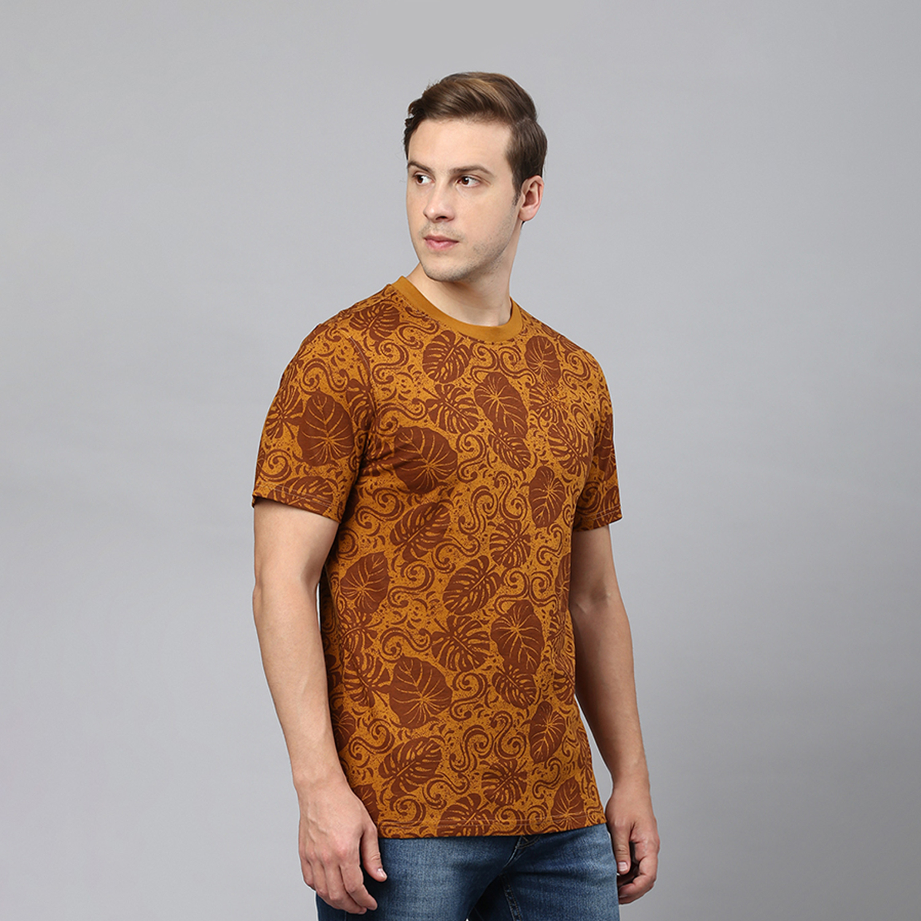 Beverly Hills Polo Club Printed Crew Neck Short Sleeve T-shirt-men-clothing-tshirtsandpolos-tshirts-image-3