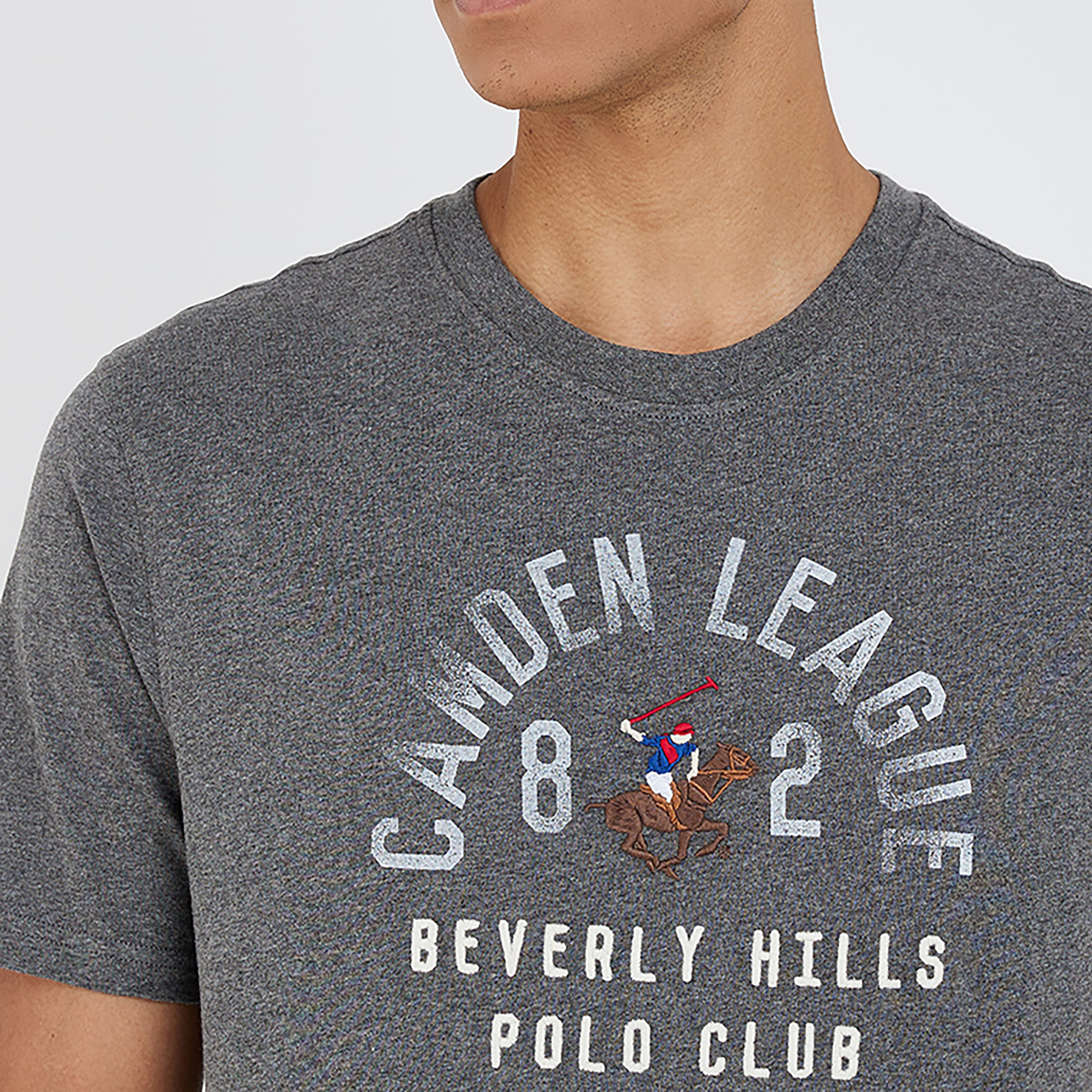 تي شيرت بيفرلي هيلز بولو كلوب بياقة مستديرة وأكمام قصيرة مع مطرز بشعار-men-clothing-tshirtsandpolos-tshirts-image-3