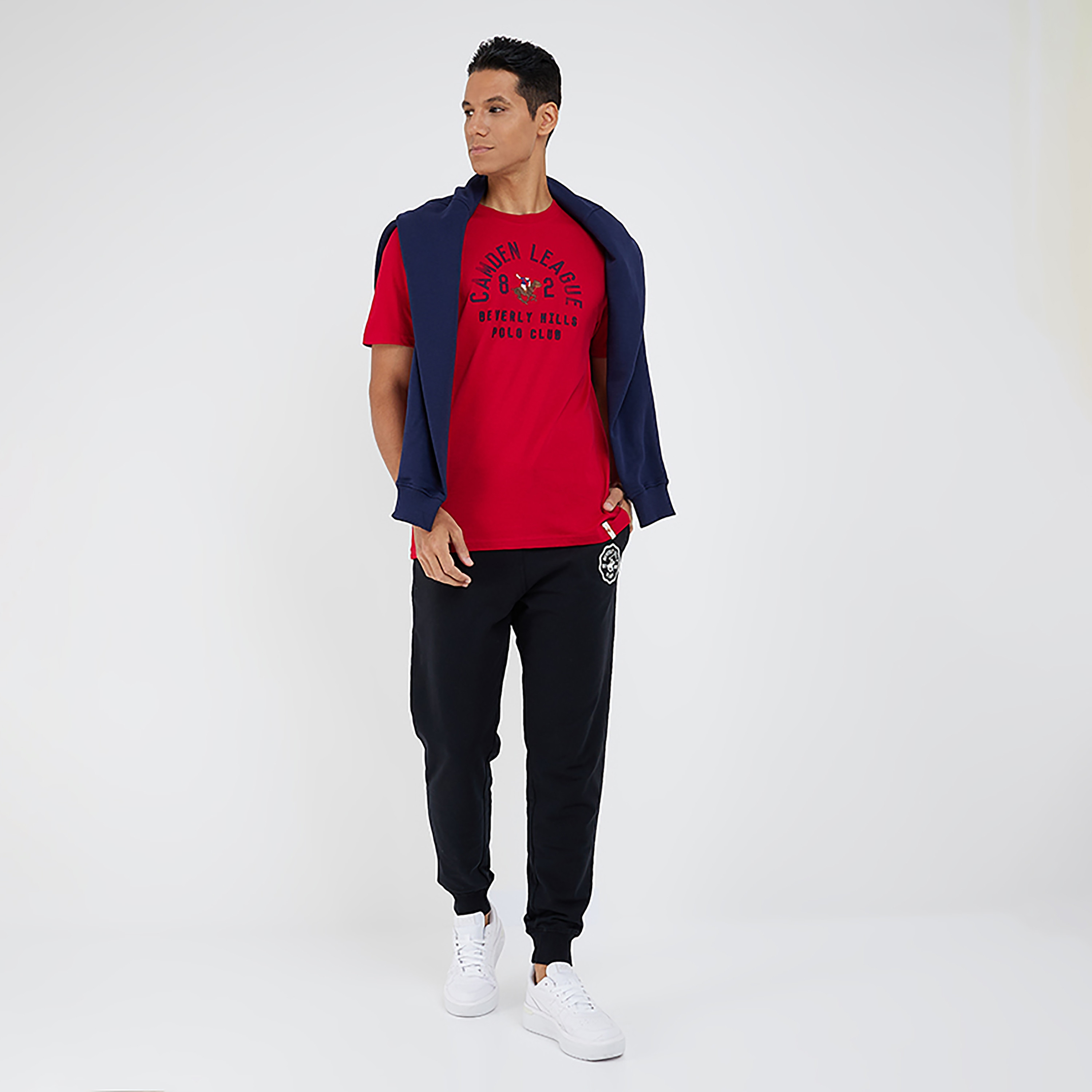 Beverly Hills Polo Club Embroidered Logo Crew Neck Short Sleeves T-Shirt-men-clothing-tshirtsandpolos-tshirts-image-2