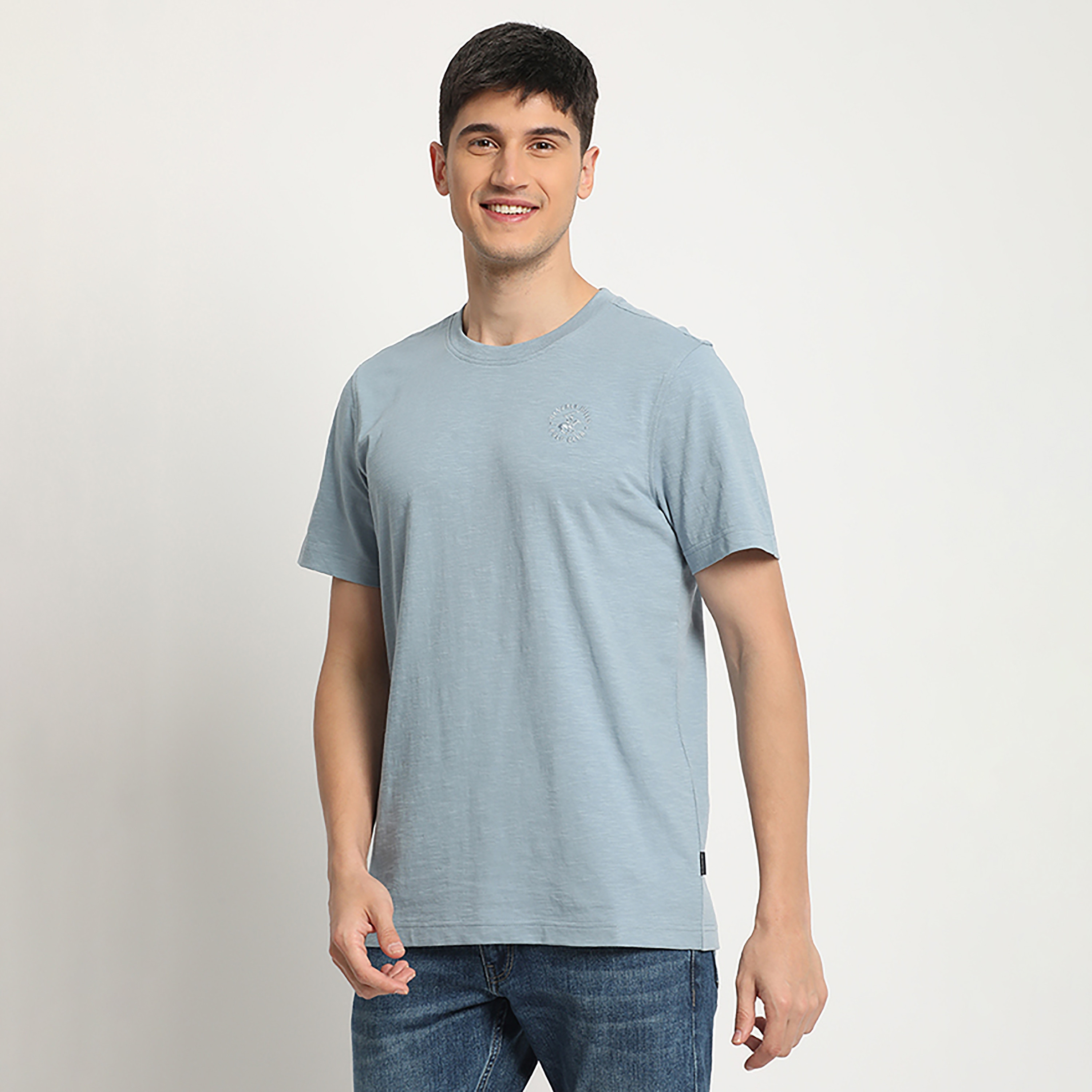 بيفرلي هيلز بولو كلوب- تي شيرت وياقة مستديرة أكمام قصيرة وشعار بولو-men-clothing-tshirtsandpolos-tshirts-image-10