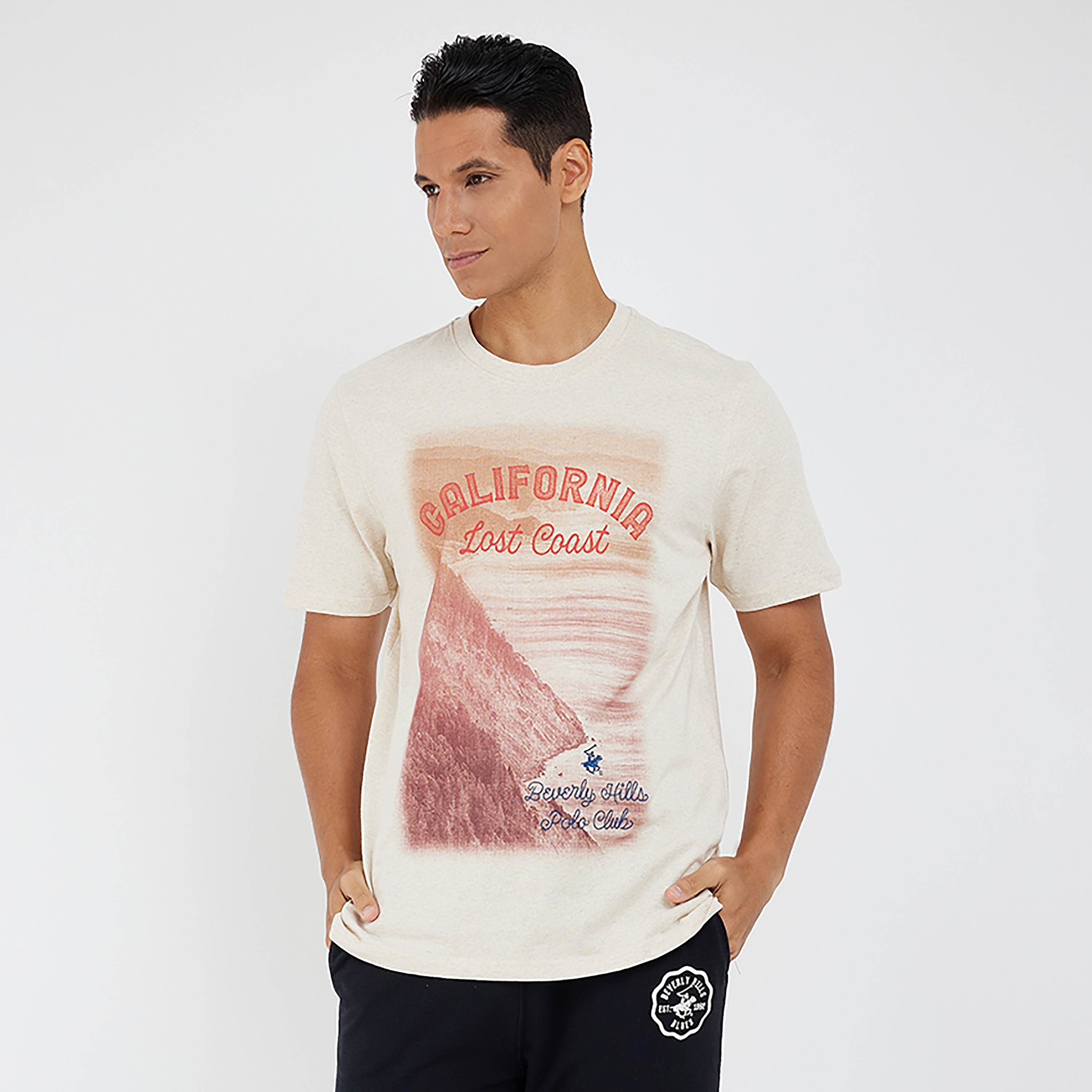 Beverly Hills Polo Club Graphic Crew Neck Short Sleeves T-Shirt-men-clothing-tshirtsandpolos-tshirts-image-1