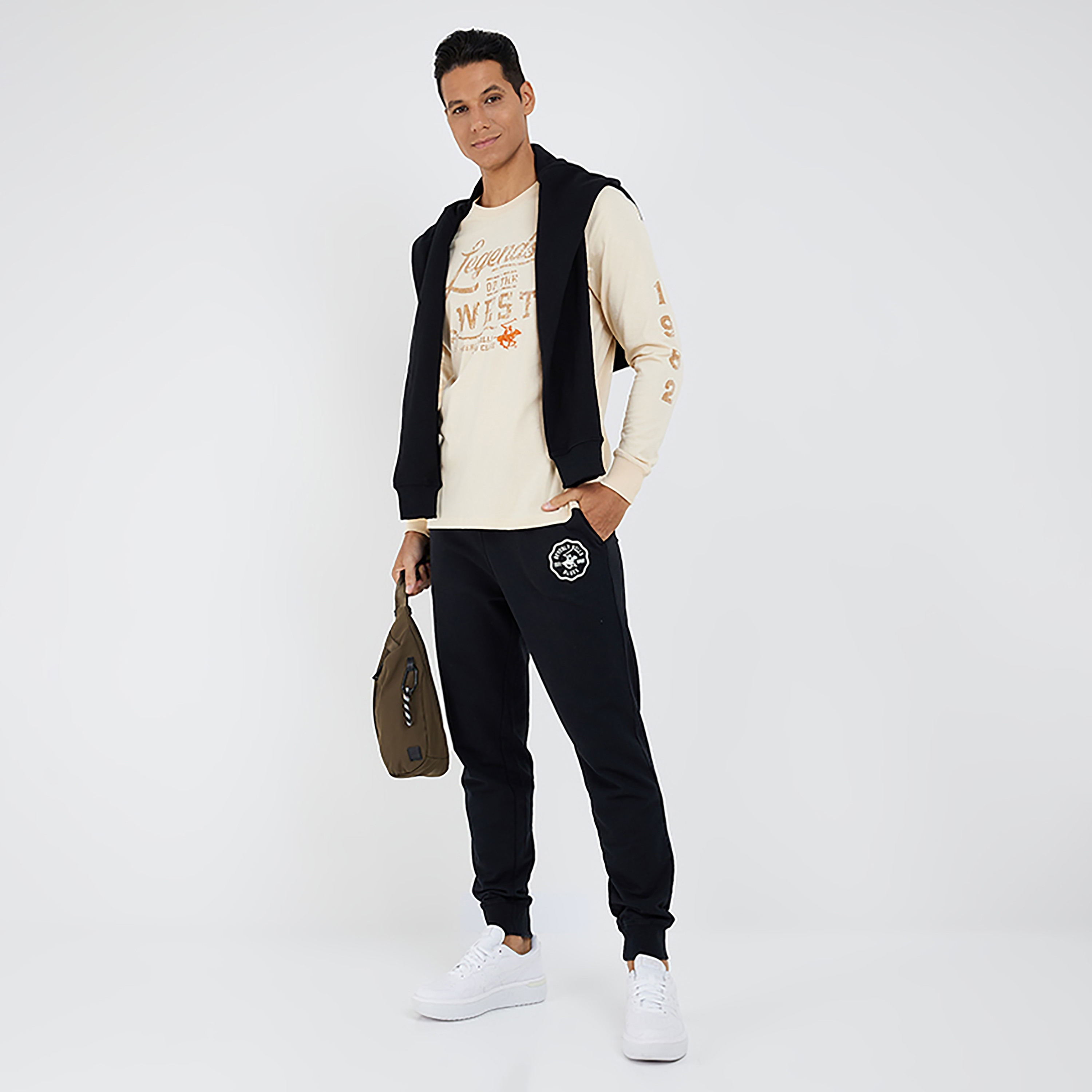 تي شيرت بيفرلي هيلز بولو كلوب بياقة مستديرة وأكمام طويلة مع مطبوع-men-clothing-tshirtsandpolos-tshirts-image-2