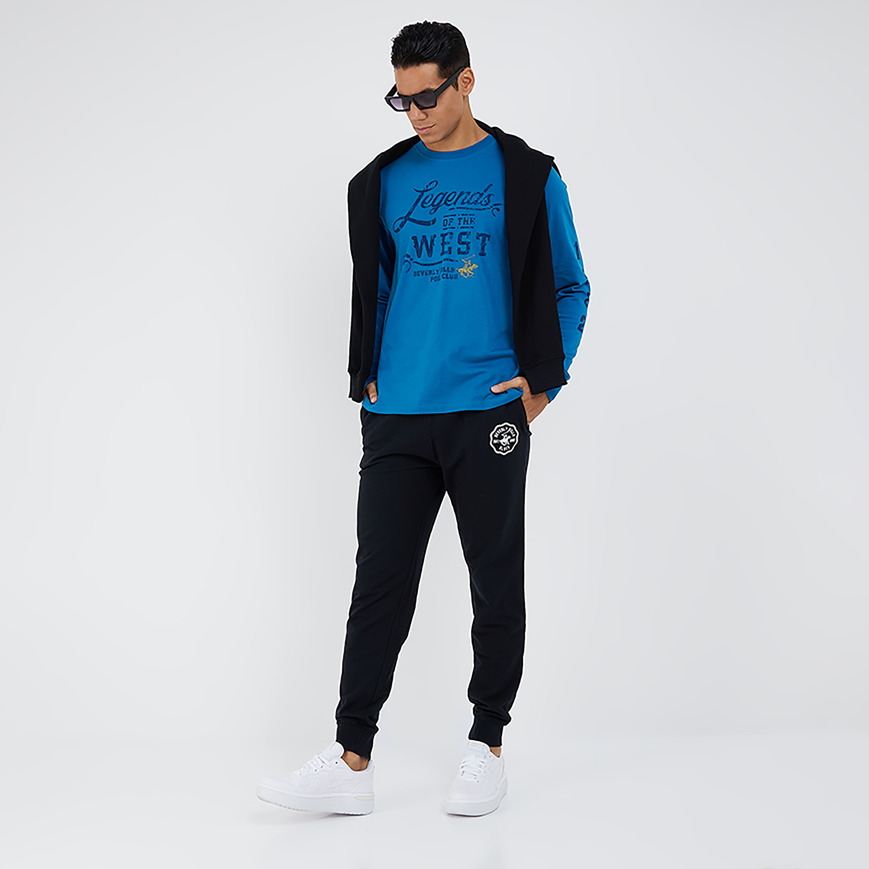 تي شيرت بيفرلي هيلز بولو كلوب بياقة مستديرة وأكمام طويلة مع مطبوع-men-clothing-tshirtsandpolos-tshirts-image-6