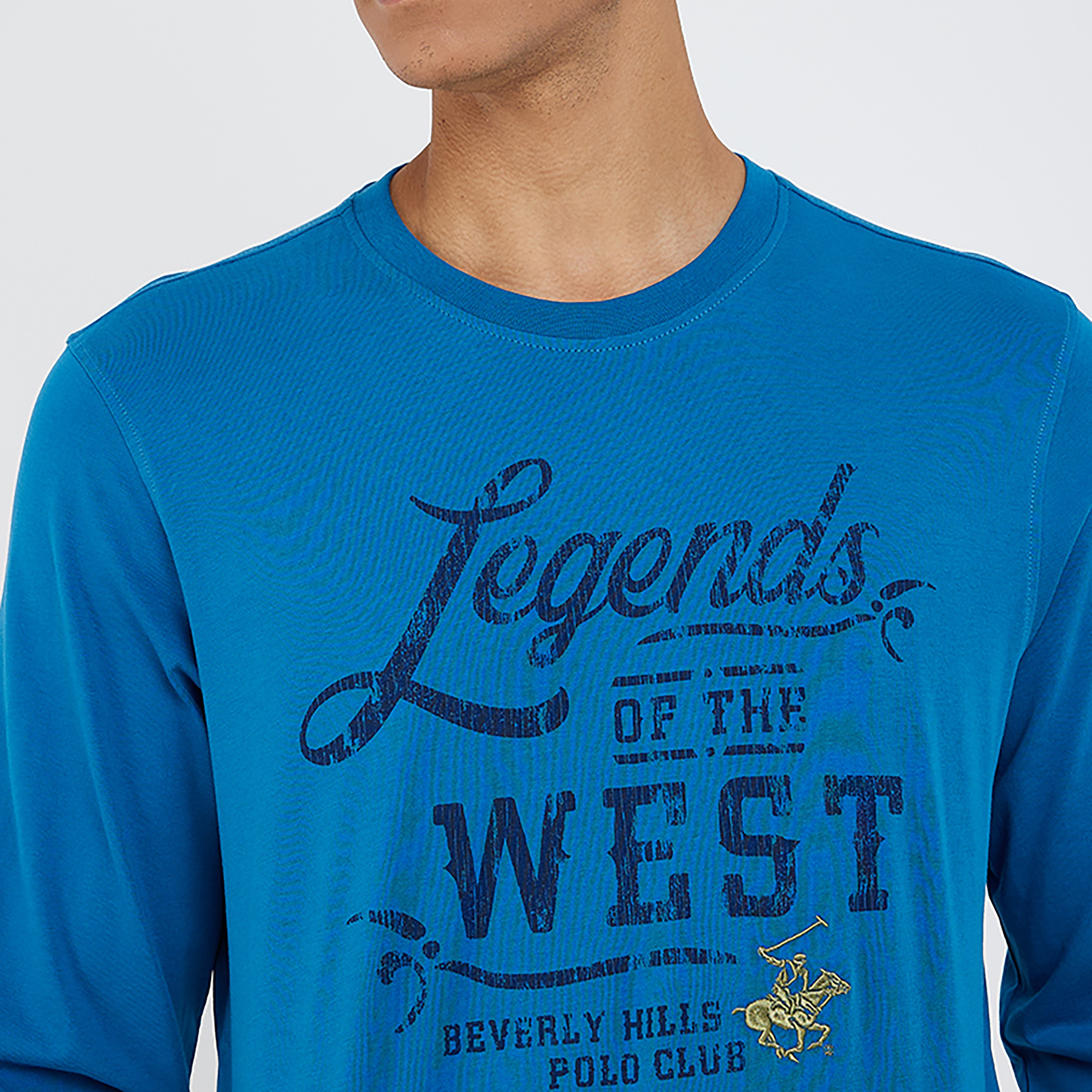 تي شيرت بيفرلي هيلز بولو كلوب بياقة مستديرة وأكمام طويلة مع مطبوع-men-clothing-tshirtsandpolos-tshirts-image-7