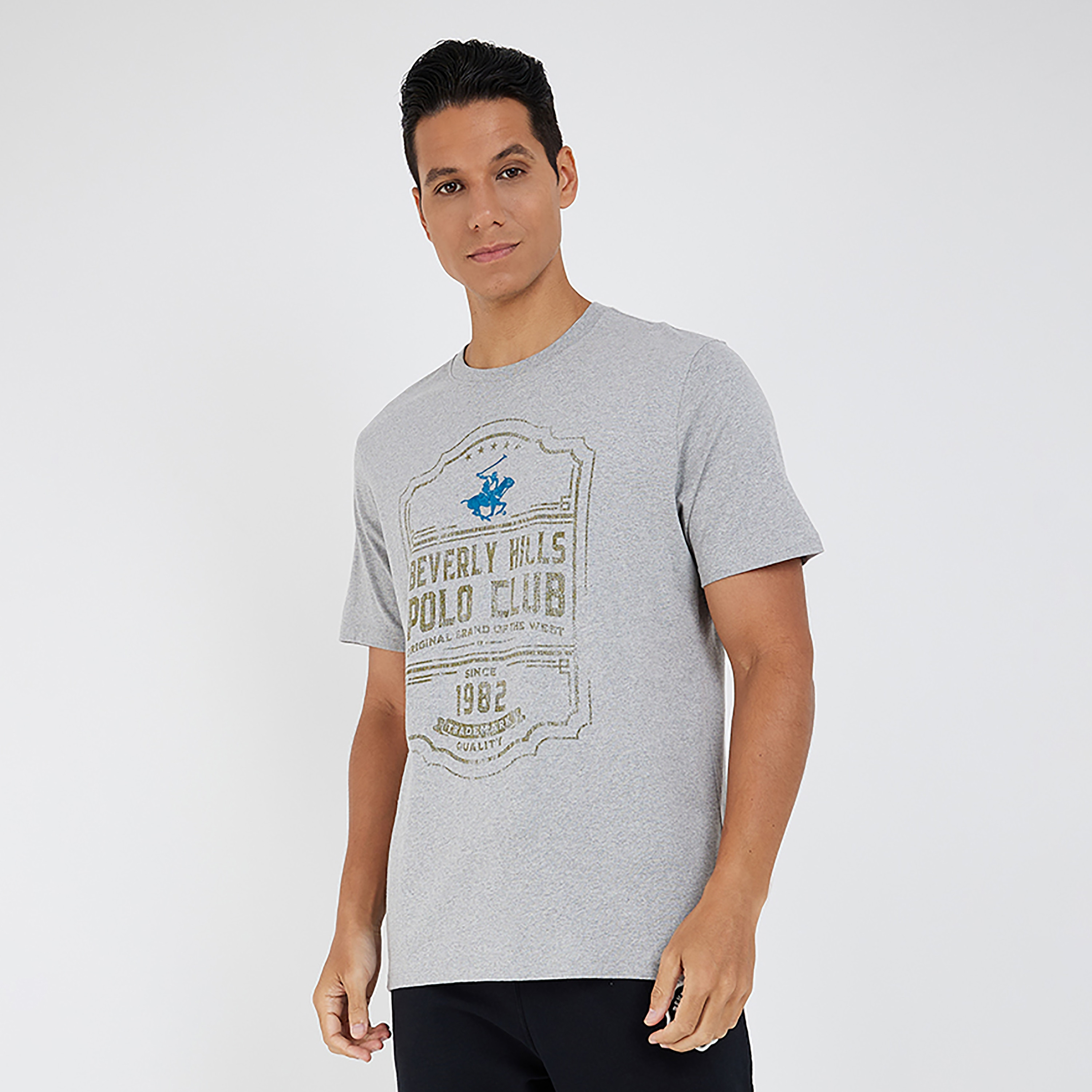 تي شيرت بيفرلي هيلز بولو كلوب بياقة مستديرة وأكمام قصيرة مع مطبوع-men-clothing-tshirtsandpolos-tshirts-image-5