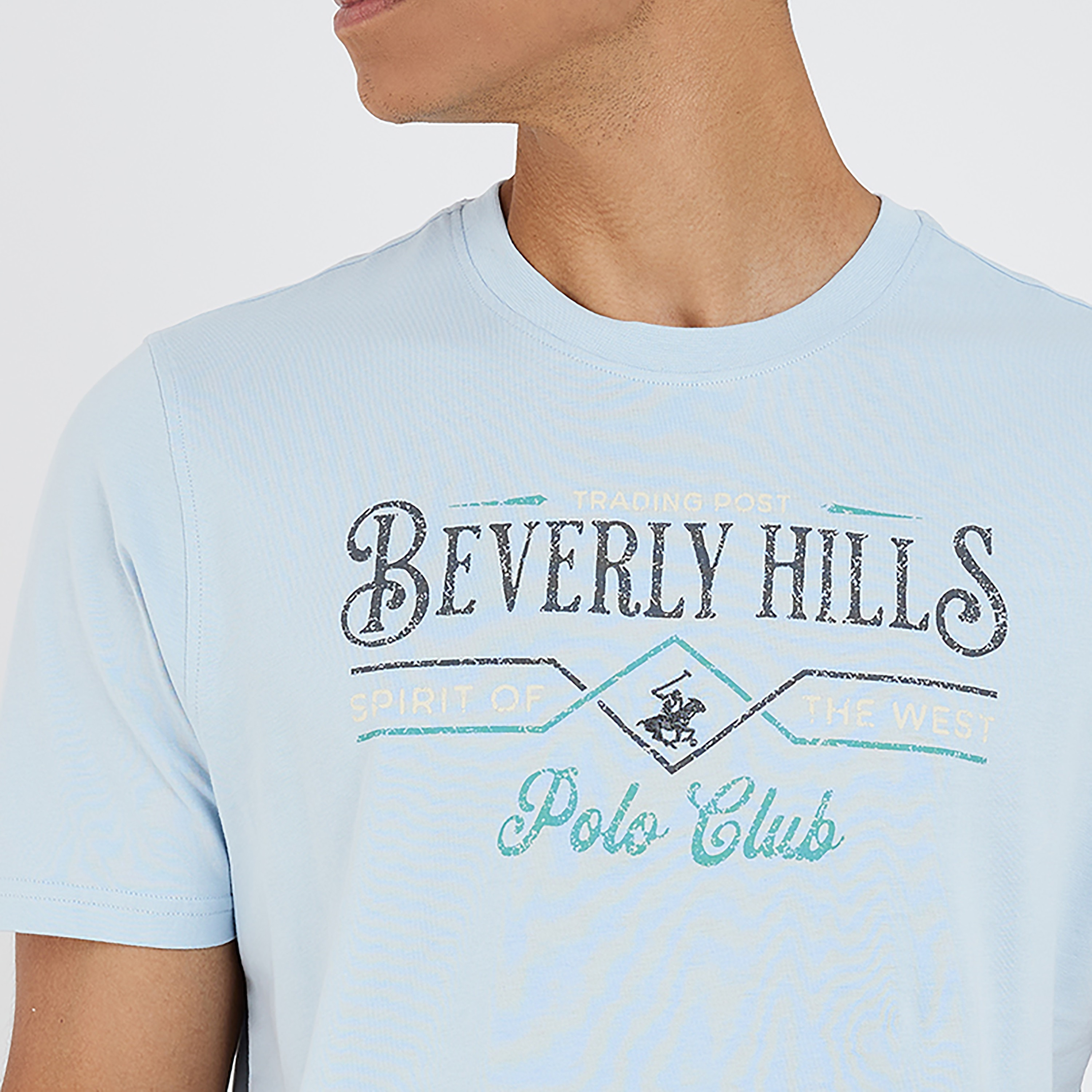تي شيرت بيفرلي هيلز بولو كلوب بياقة مستديرة وأكمام قصيرة مع مطبوع-men-clothing-tshirtsandpolos-tshirts-image-3