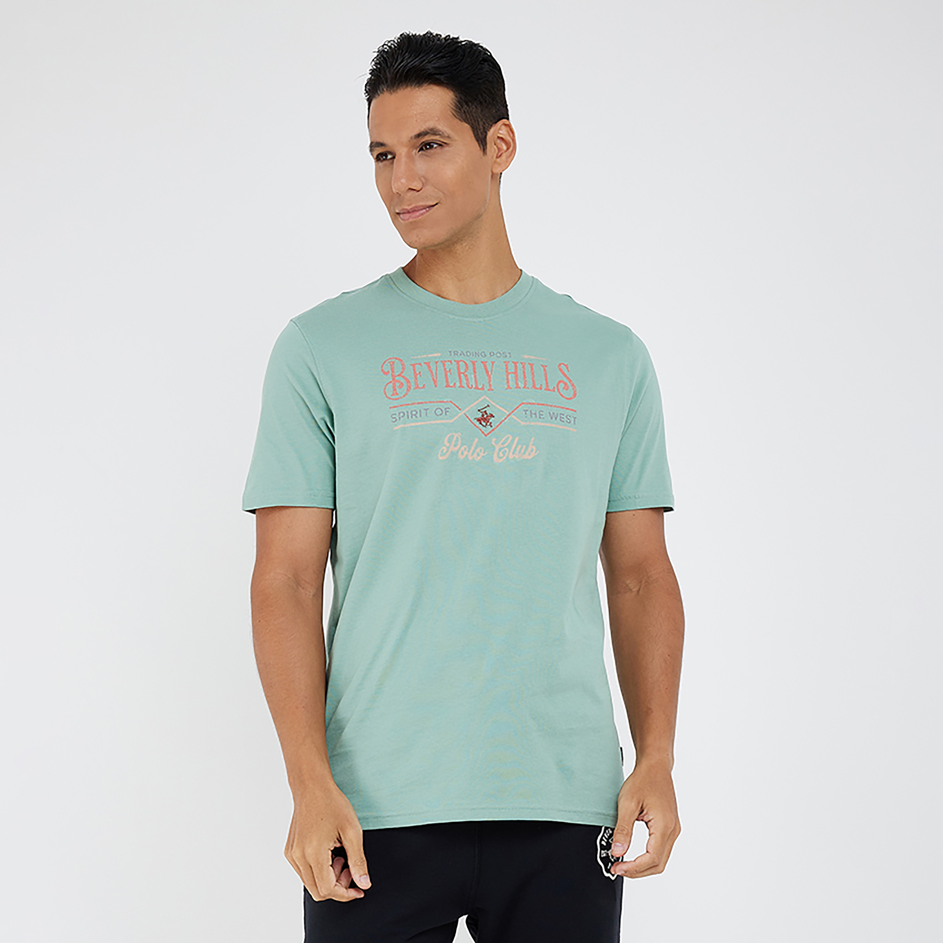 تي شيرت بيفرلي هيلز بولو كلوب بياقة مستديرة وأكمام قصيرة مع مطبوع-men-clothing-tshirtsandpolos-tshirts-image-5
