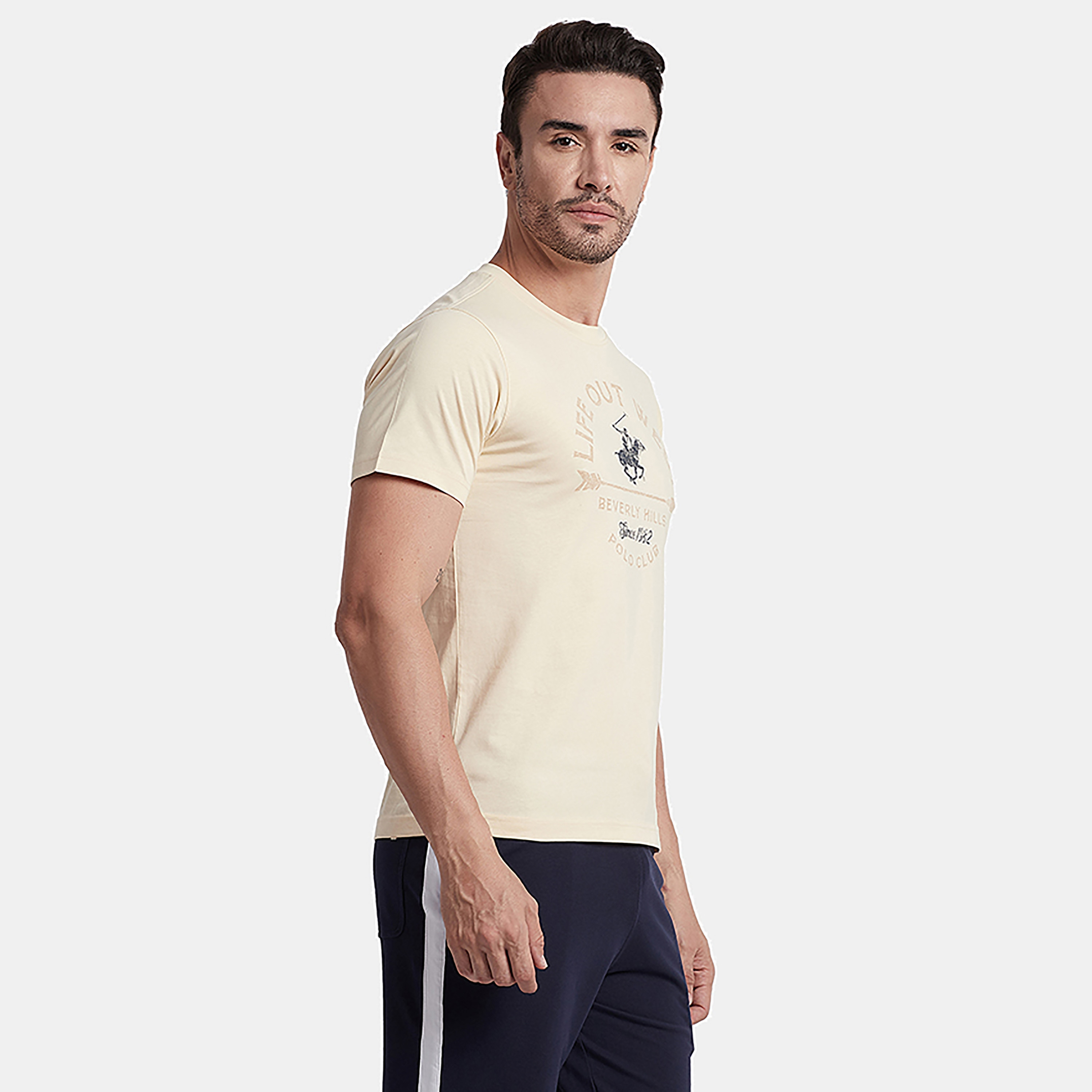 تي شيرت بيفرلي هيلز بولو كلوب بياقة مستديرة وأكمام قصيرة مع مطبوع-men-clothing-tshirtsandpolos-tshirts-image-4