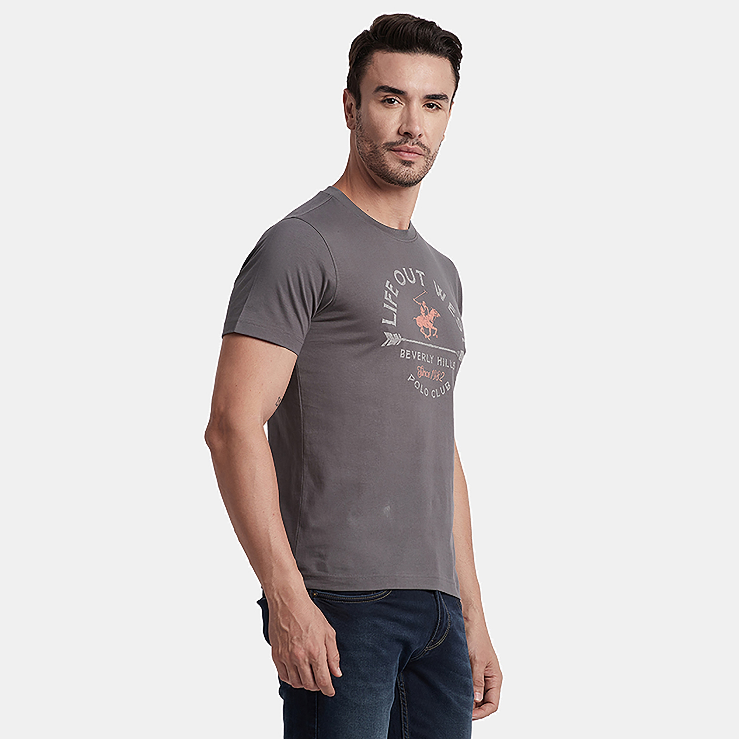 تي شيرت بيفرلي هيلز بولو كلوب بياقة مستديرة وأكمام قصيرة مع مطبوع-men-clothing-tshirtsandpolos-tshirts-image-8