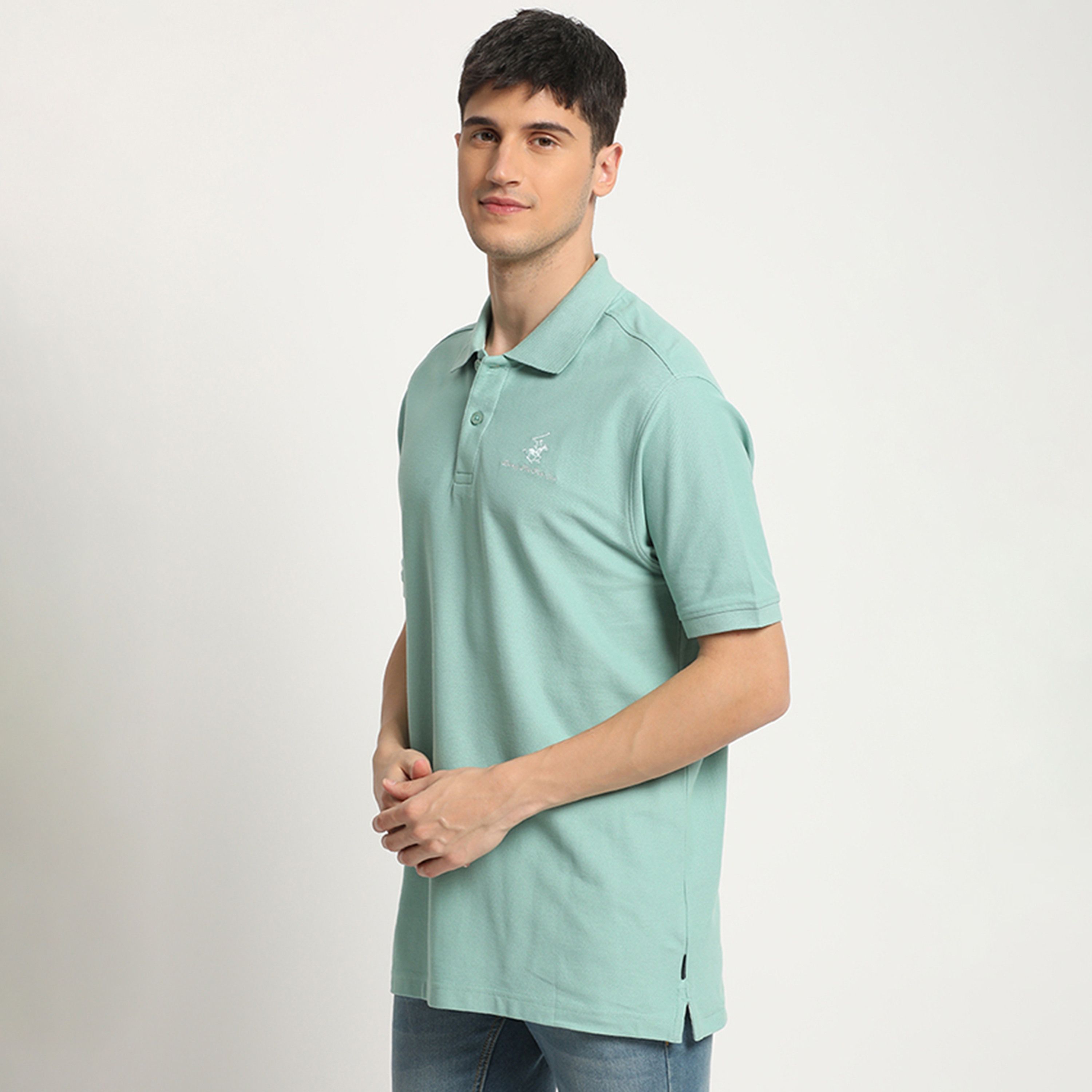 تي شيرت بولو من بيفرلي هيلز بولو كلوب بأكمام قصيرة مع شعار-men-clothing-tshirtsandpolos-polos-image-2