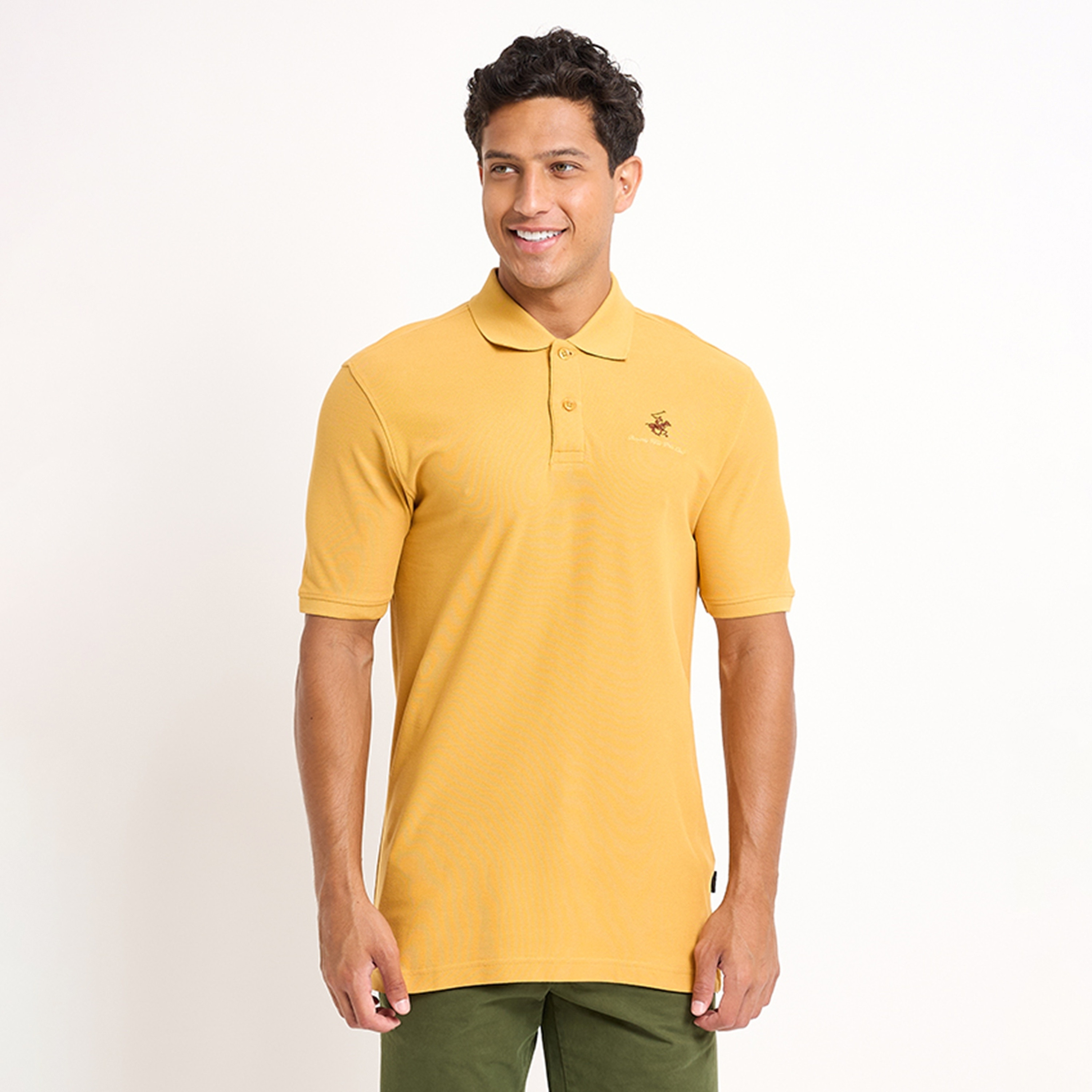 نادي بيفرلي هيلز للبولو قميص بأكمام قصيرة بياقة بسيطة للرجال-men-clothing-tshirtsandpolos-polos-image-1