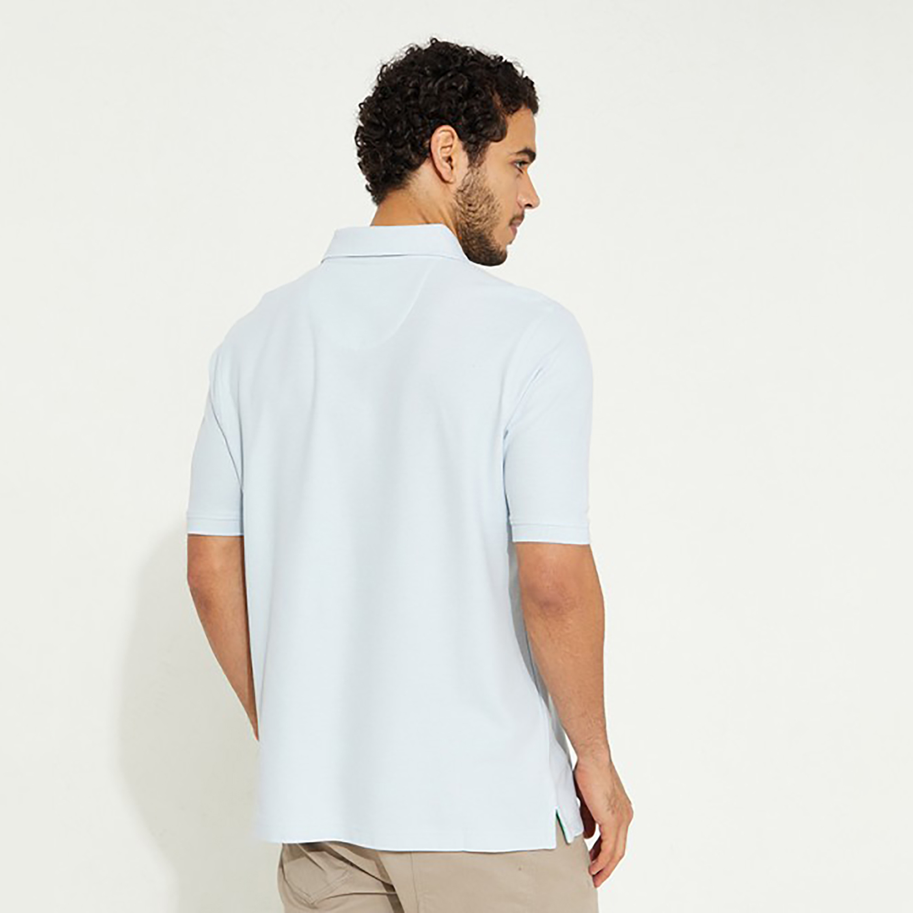 Beverly Hills Polo Club Men Green Plain Short Sleeves Polo T-Shirt-men-clothing-tshirtsandpolos-polos-image-2