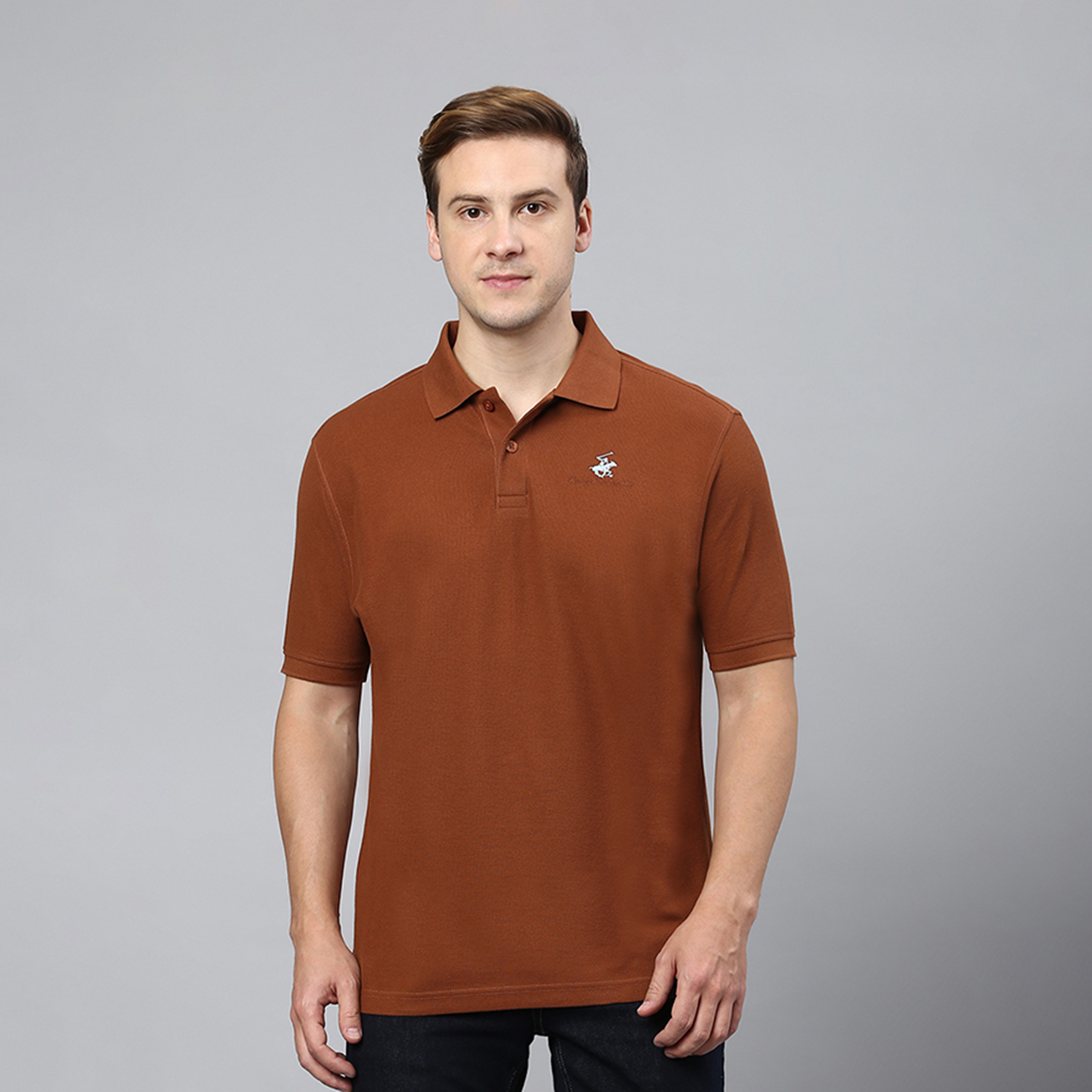 بيفرلي هيلز بولو كلوب- تي شيرت بولو رجالي بياقة دائرية أكمام قصيرة-men-clothing-tshirtsandpolos-polos-image-1