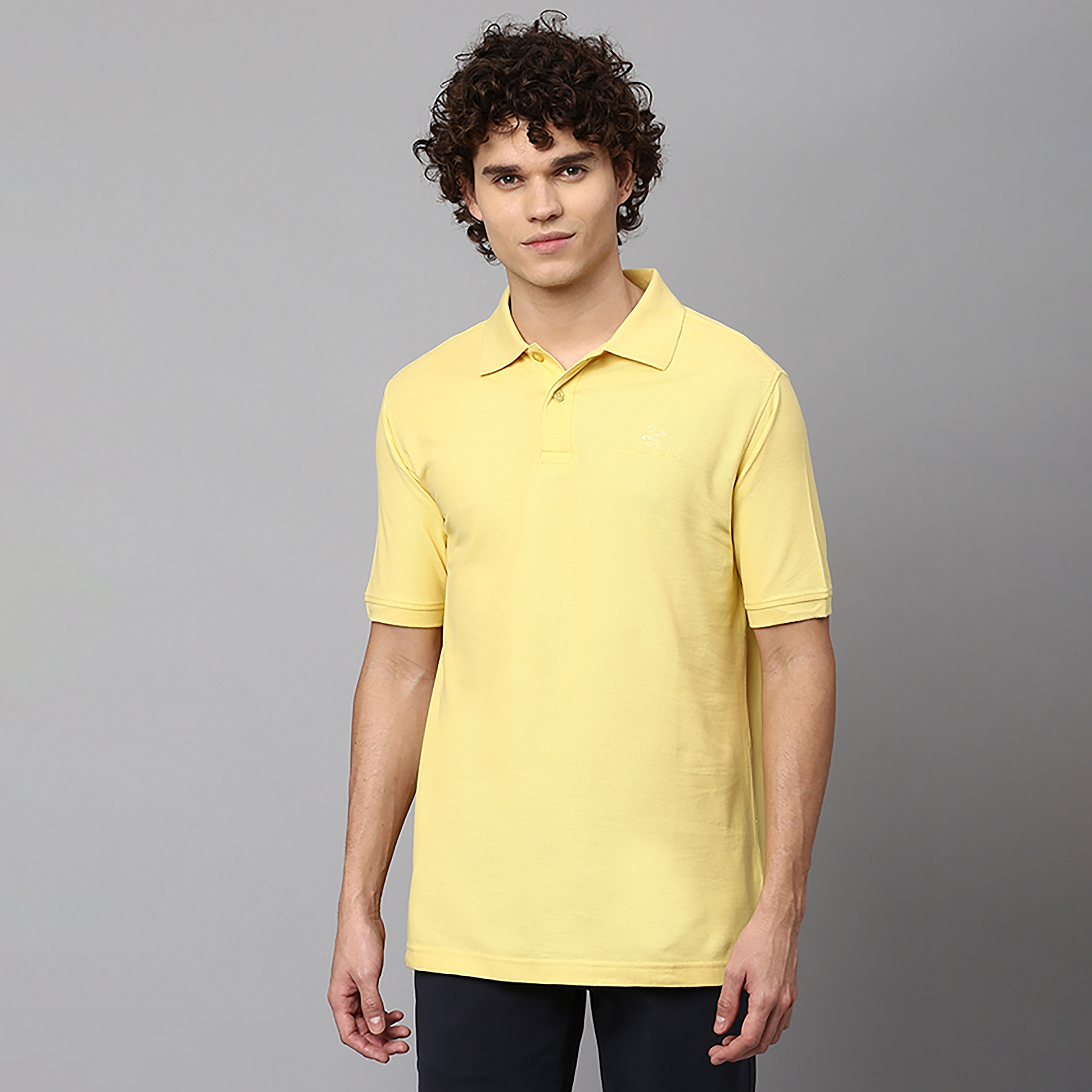 Beverly Hills Polo Club Plain Collared Short Sleeves Polo T-Shirt-men-clothing-tshirtsandpolos-polos-image-1