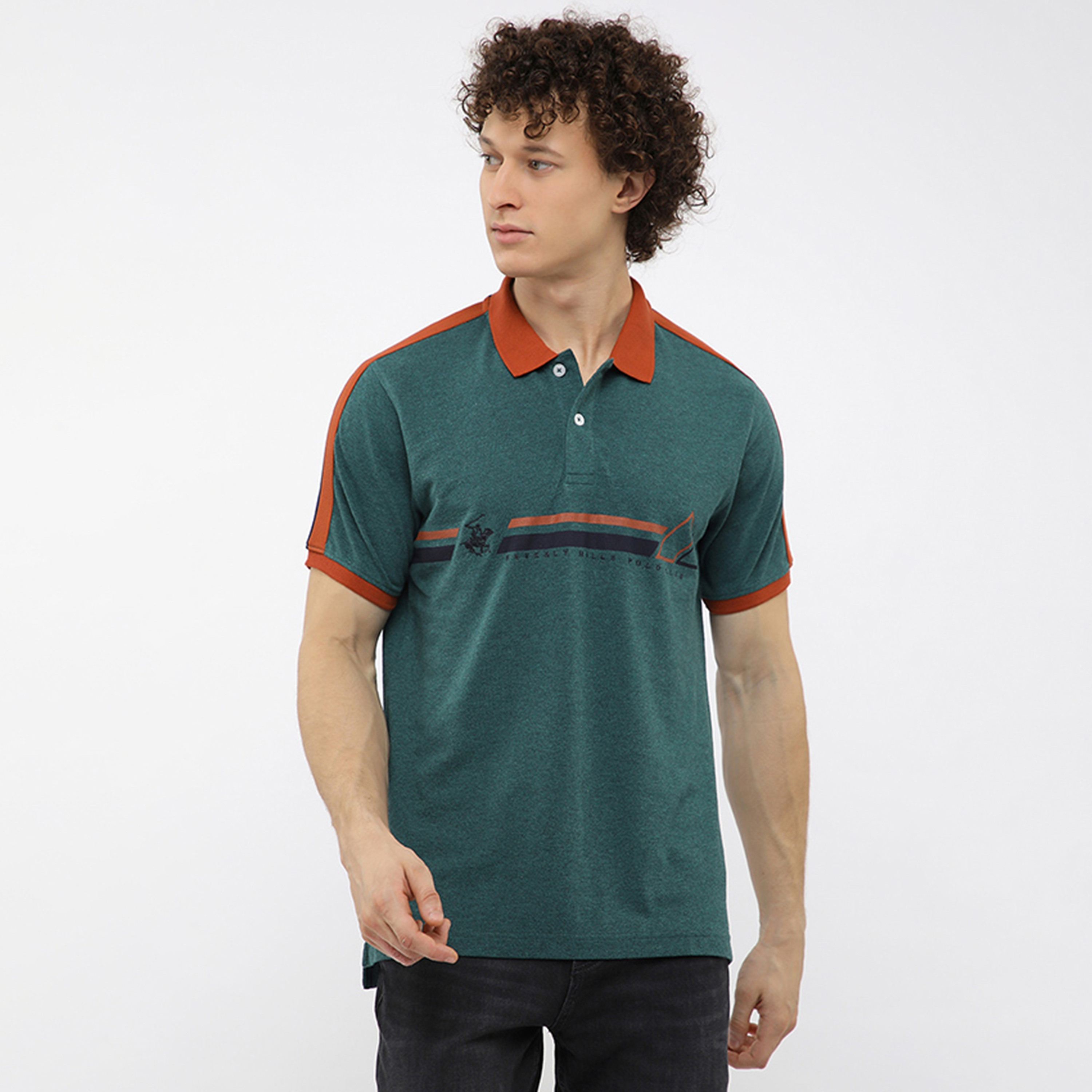 تي شيرت بولو رجالي بأكمام قصيرة وياقة مطبوعة من بيفرلي هيلز بولو كلوب-men-clothing-tshirtsandpolos-polos-image-5