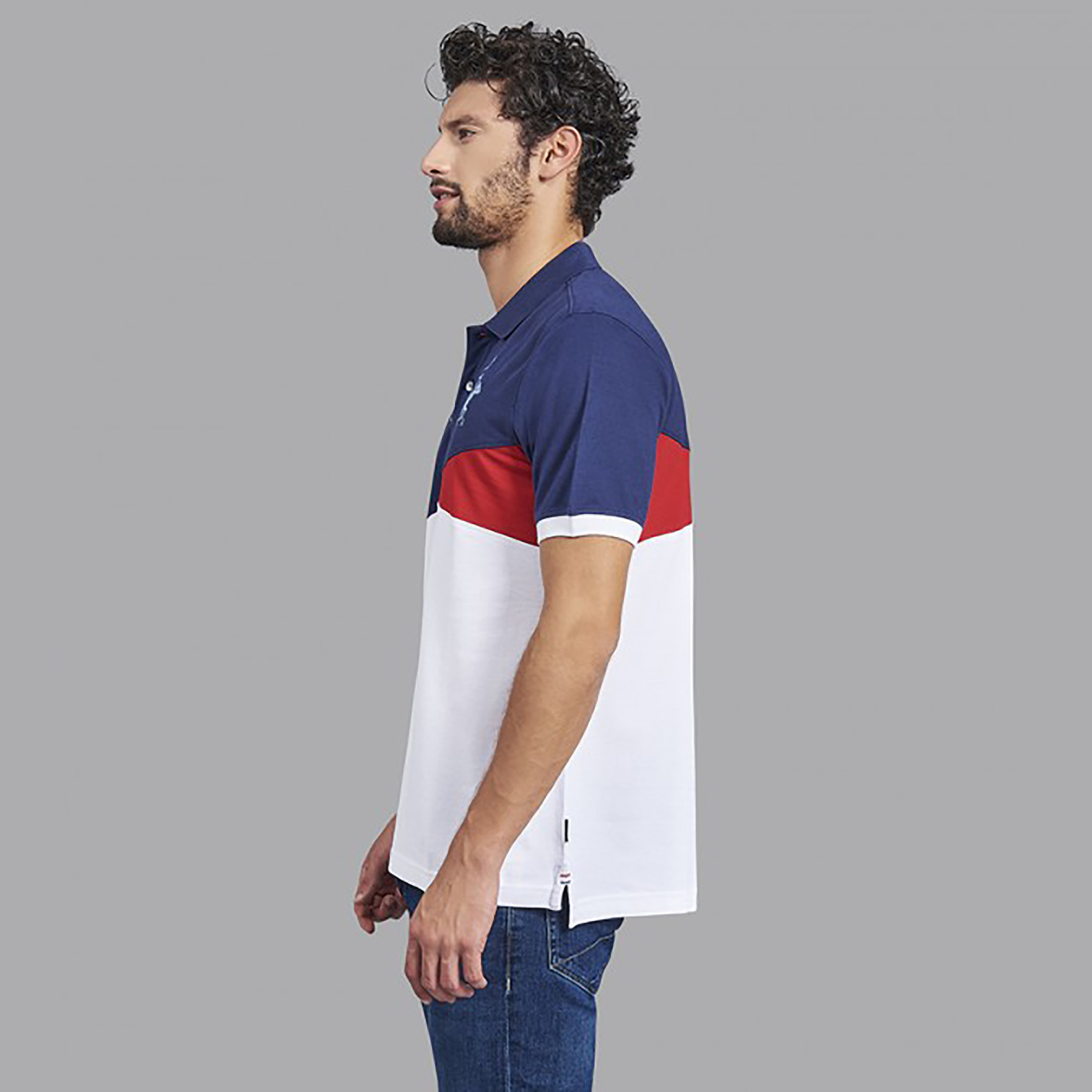 تي شيرت بولو من بيفرلي هيلز بولو كلب رجالي بلون أسود مع منسوج بأكمام قصيرة-men-clothing-tshirtsandpolos-polos-image-6