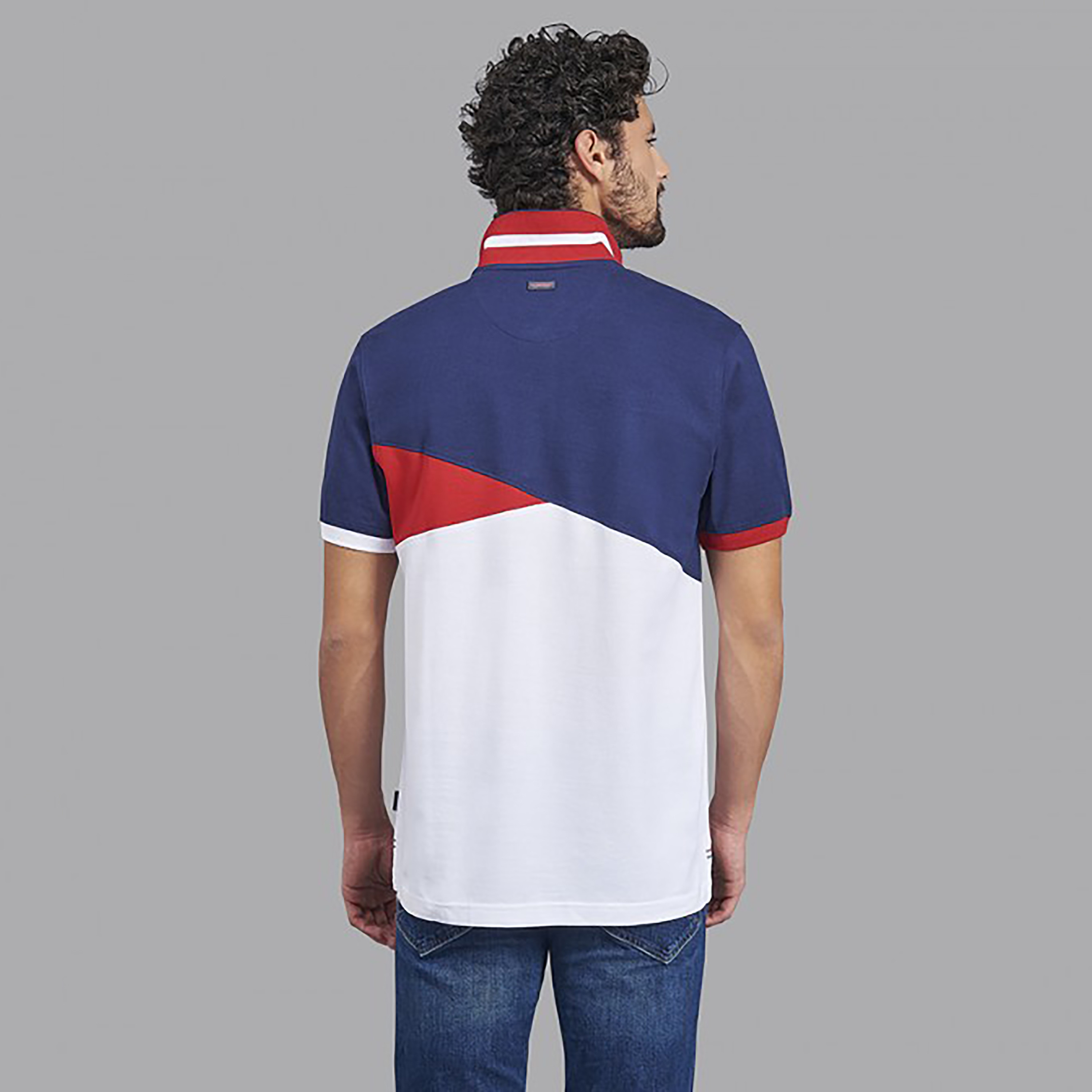 تي شيرت بولو من بيفرلي هيلز بولو كلب رجالي بلون أسود مع منسوج بأكمام قصيرة-men-clothing-tshirtsandpolos-polos-image-8
