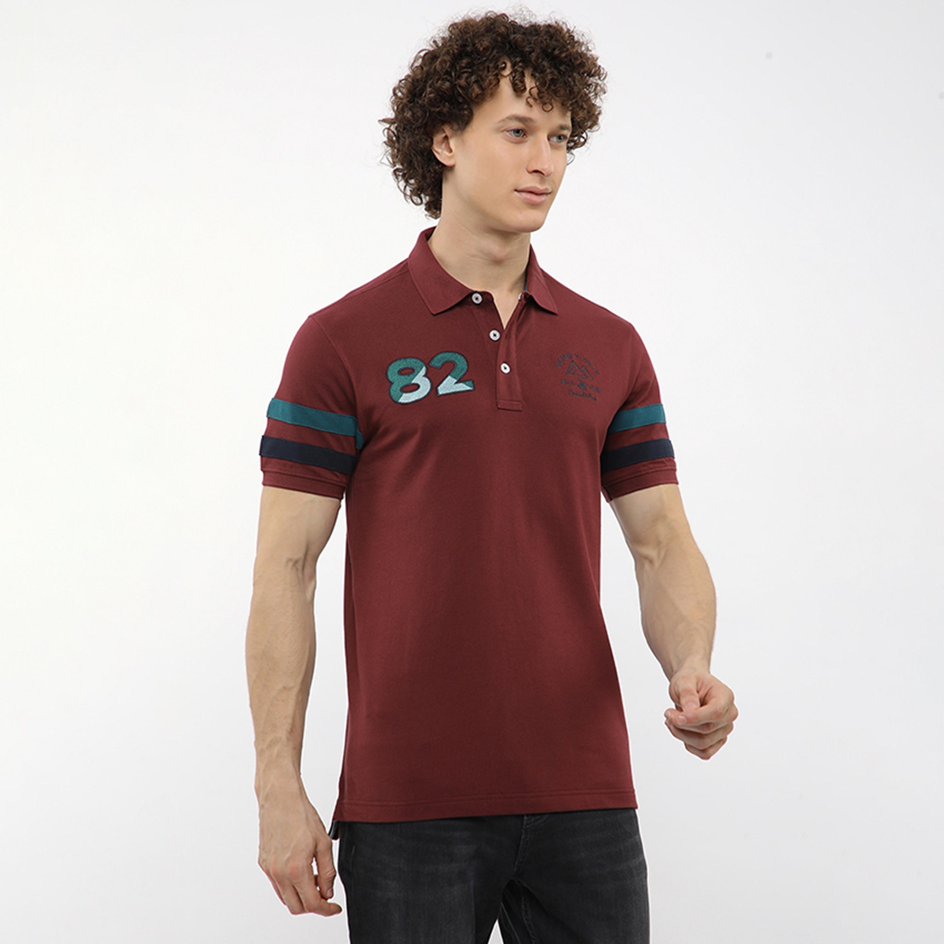 تي شيرت بولو رجالي بأكمام قصيرة وياقة مطرزة من بيفرلي هيلز بولو كلوب-men-clothing-tshirtsandpolos-polos-image-3