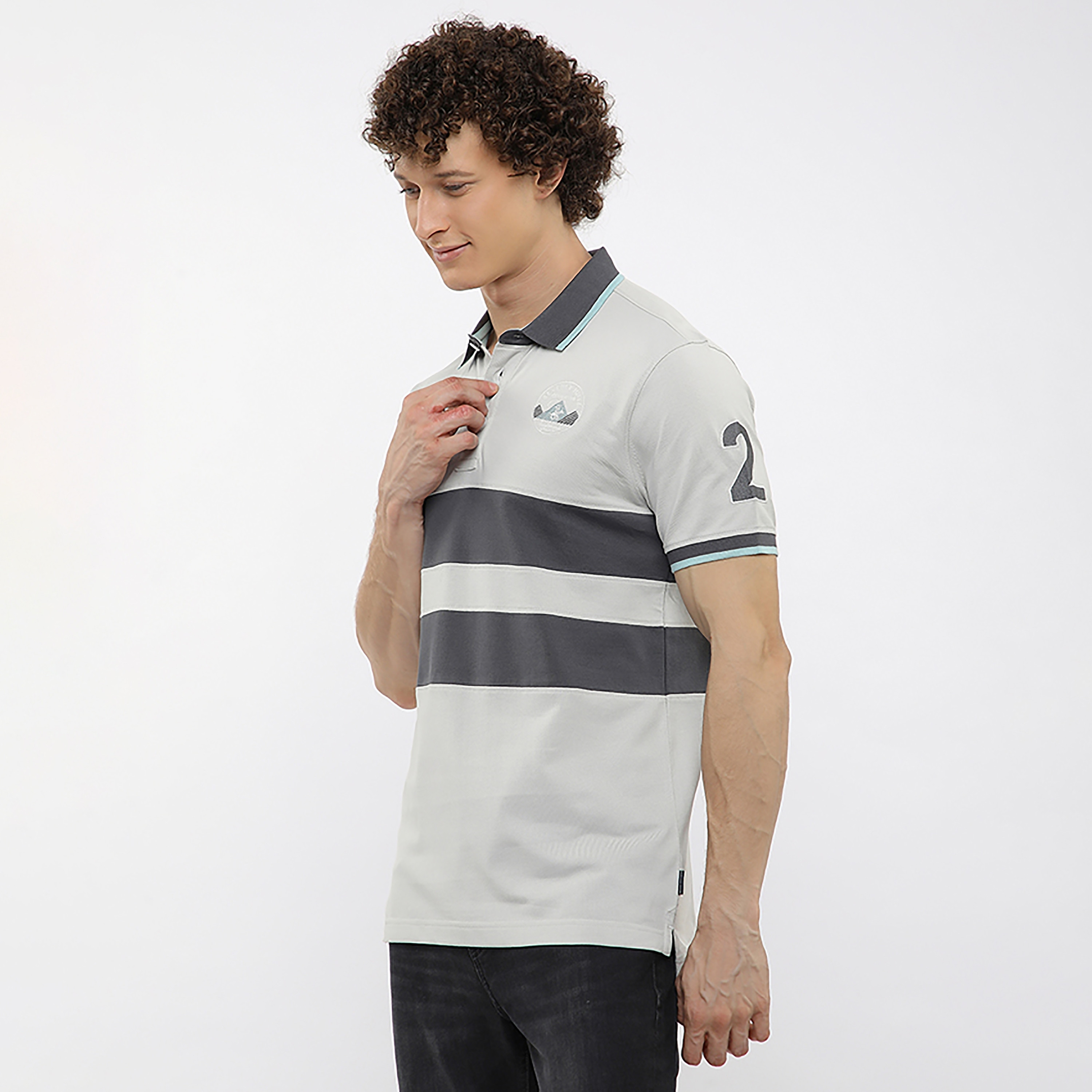 Beverly Hills Polo Club Striped Collared Short Sleeves Men's Polo T-Shirt-men-clothing-tshirtsandpolos-polos-image-2