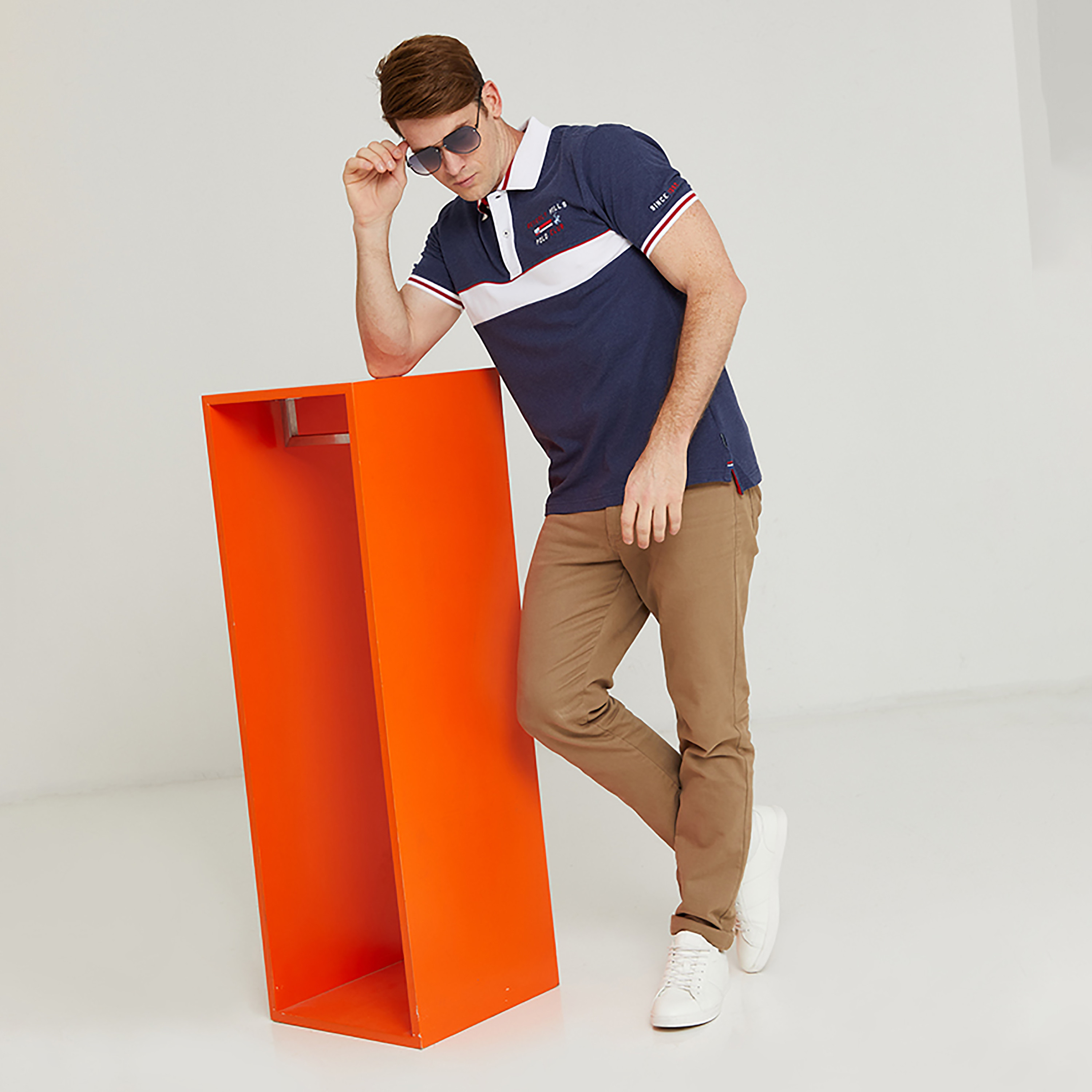 تي شيرت بولو بياقة محجبة اللون بيفرلي هيلز بولو كلوب وأكمام قصيرة-men-clothing-tshirtsandpolos-polos-image-2