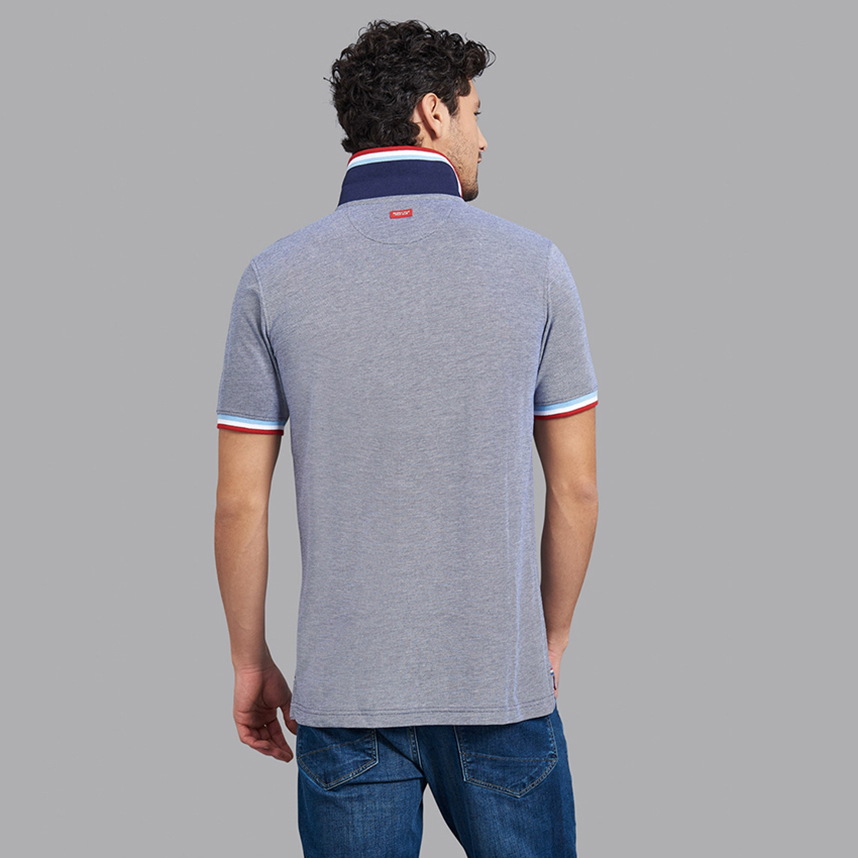 Beverly Hills Polo Club Plain Contrast Collared Short Sleeves Men's Polo T-Shirt-men-clothing-tshirtsandpolos-polos-image-4