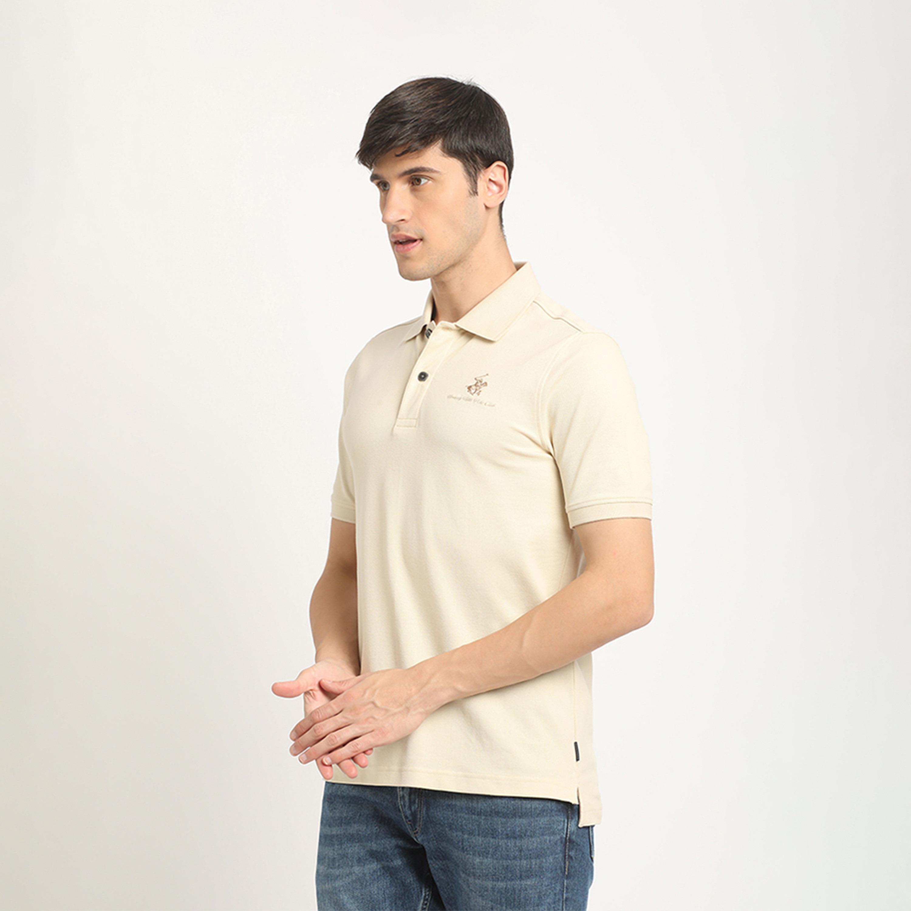 Beverly Hills Polo Club Logo Collared Short Sleeves Polo T-shirt-men-clothing-tshirtsandpolos-polos-image-2