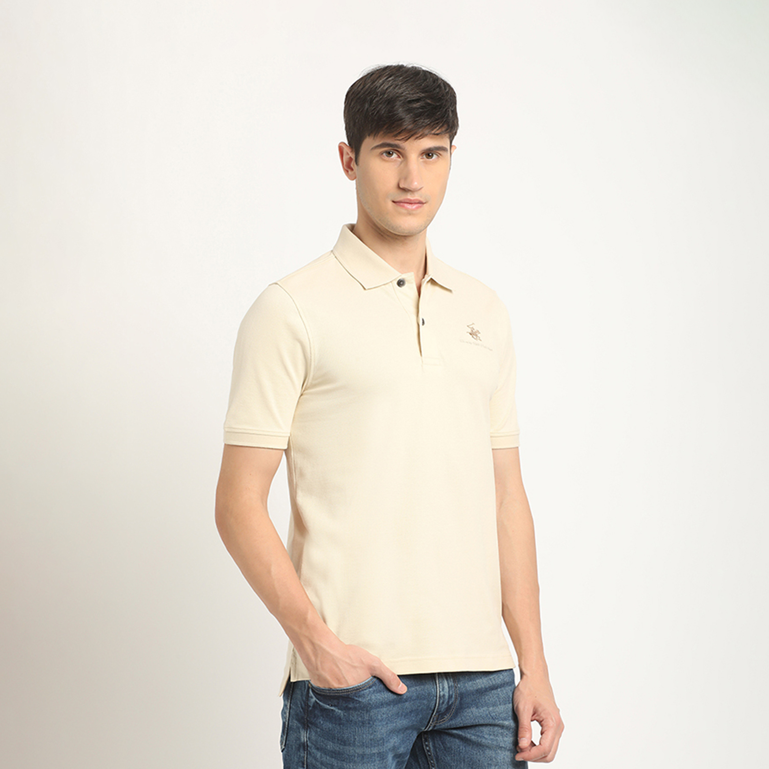 Beverly Hills Polo Club Logo Collared Short Sleeves Polo T-shirt-men-clothing-tshirtsandpolos-polos-image-3