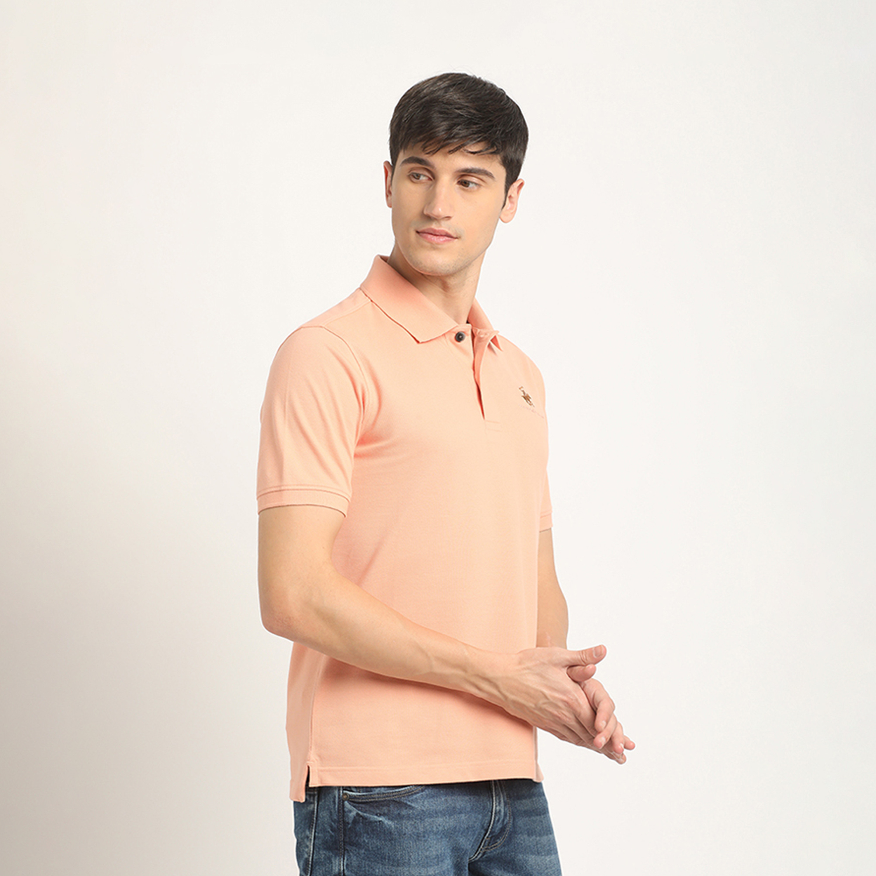 Beverly Hills Polo Club Logo Collared Short Sleeves Polo T-shirt-men-clothing-tshirtsandpolos-polos-image-3