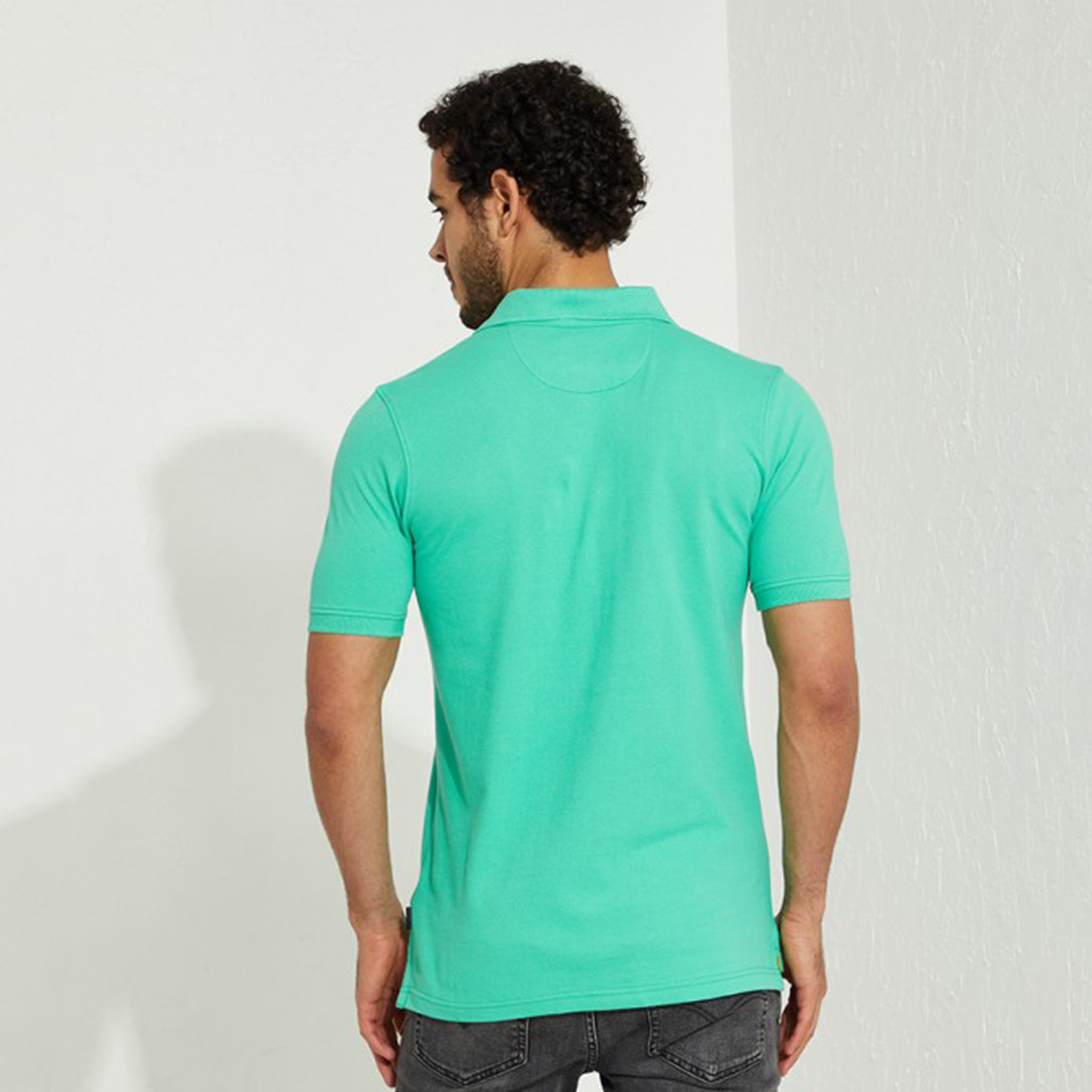 Beverly Hills Polo Club Men Orange Plain Short Sleeves Polo T-Shirt-men-clothing-tshirtsandpolos-polos-image-2