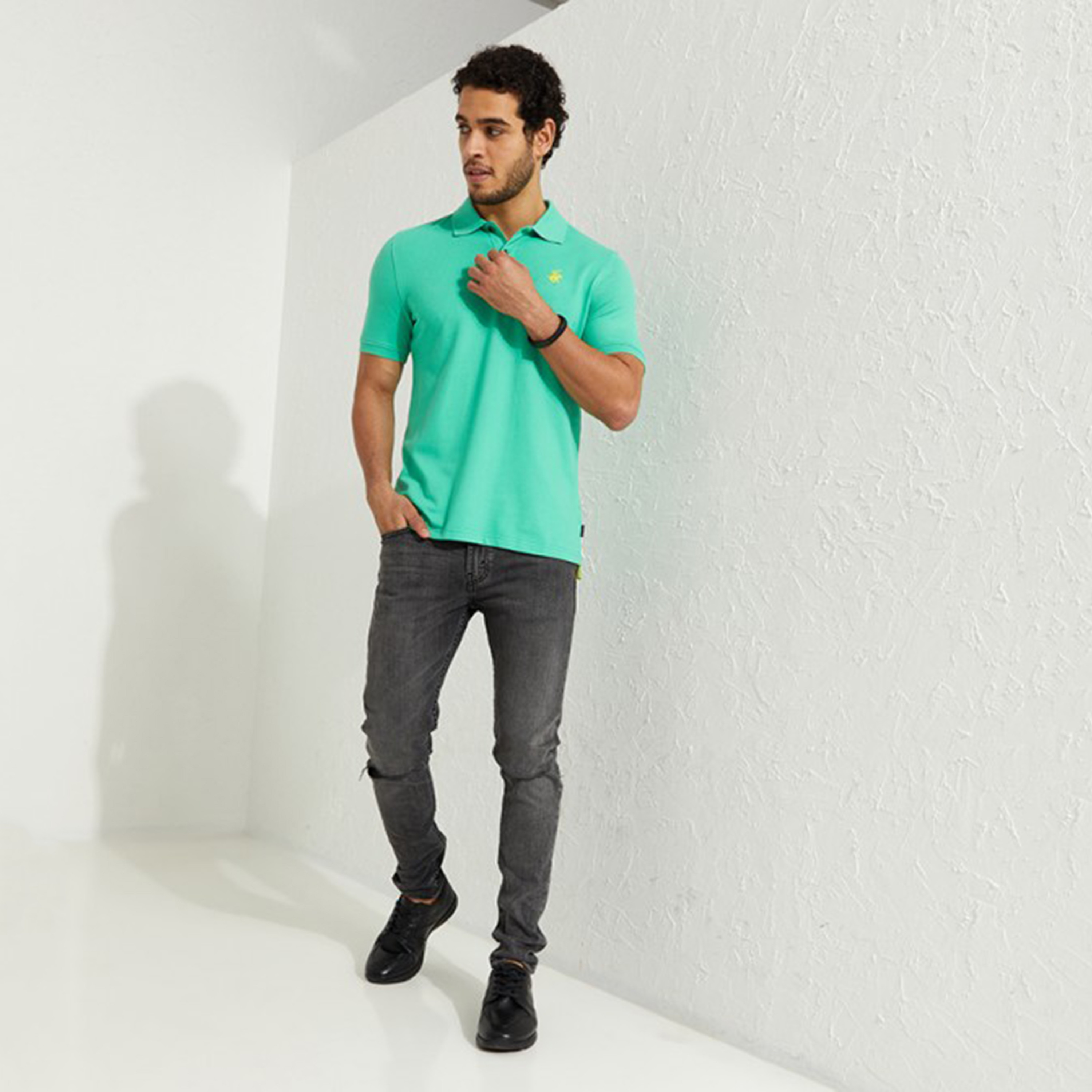Beverly Hills Polo Club Men Orange Plain Short Sleeves Polo T-Shirt-men-clothing-tshirtsandpolos-polos-image-4