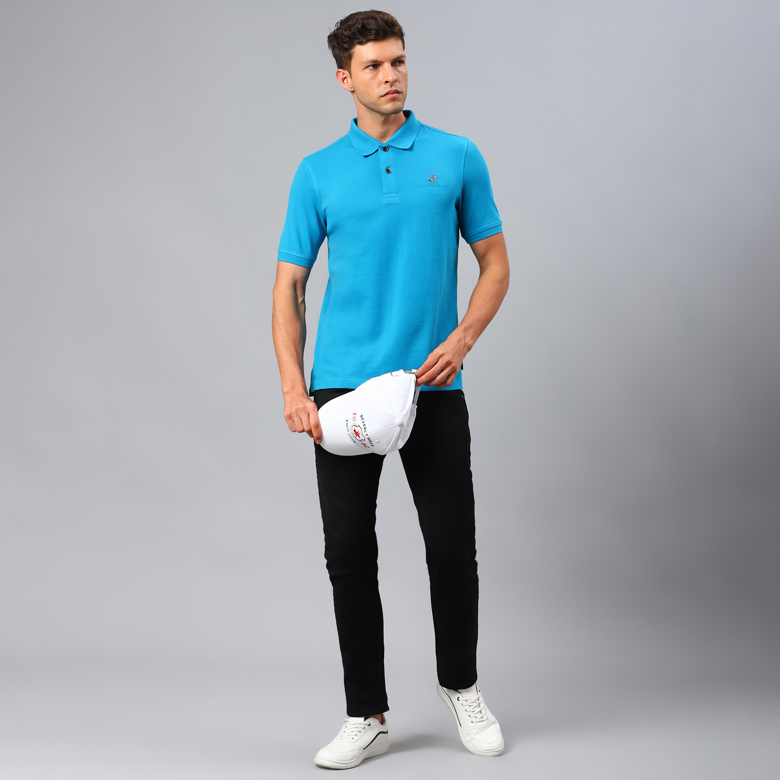 Beverly Hills Polo Club Men Blue Plain Short Sleeves Polo T-Shirt-men-clothing-tshirtsandpolos-polos-image-6