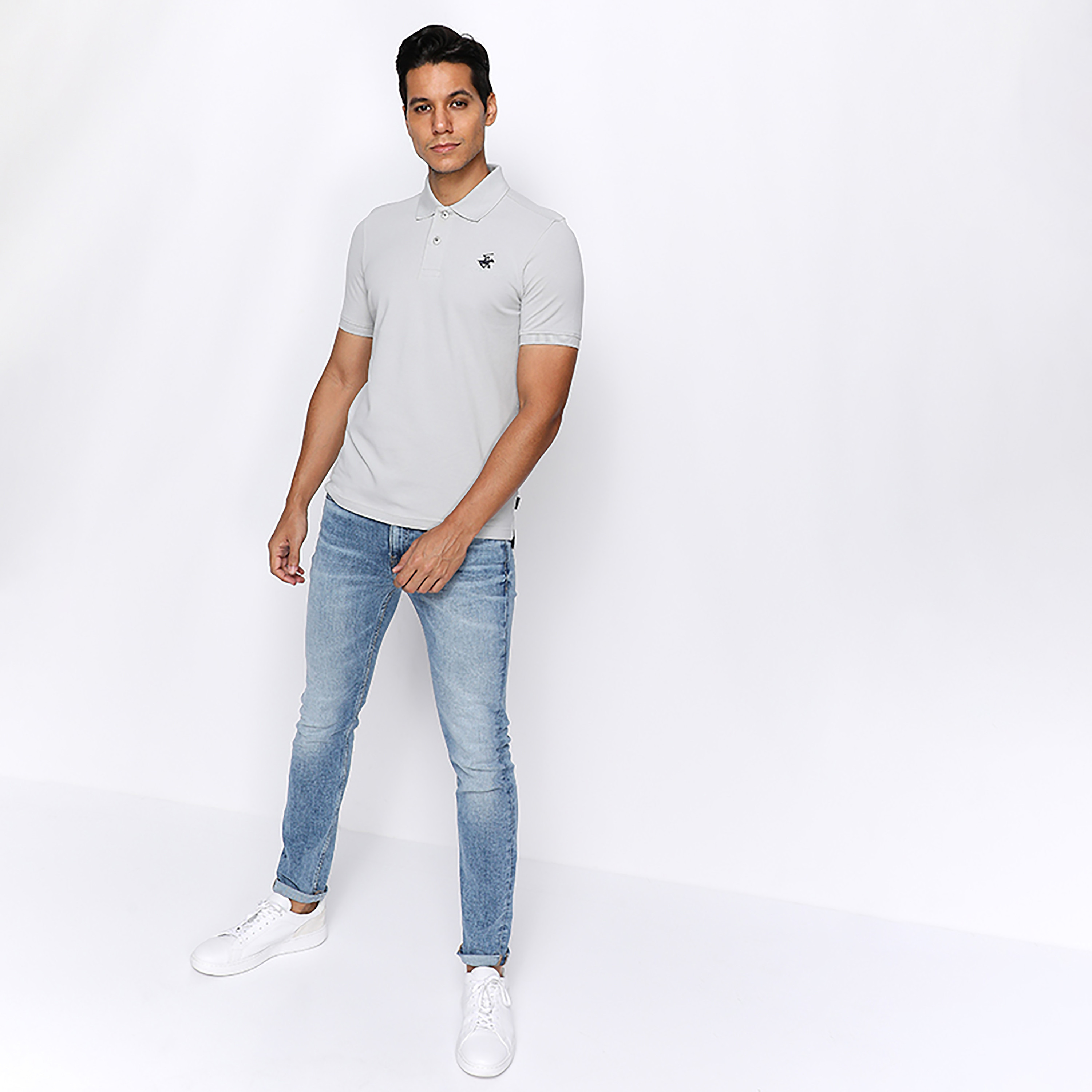 Beverly Hills Polo Club Logo Collared Short Sleeves Polo T-shirt-men-clothing-tshirtsandpolos-polos-image-2