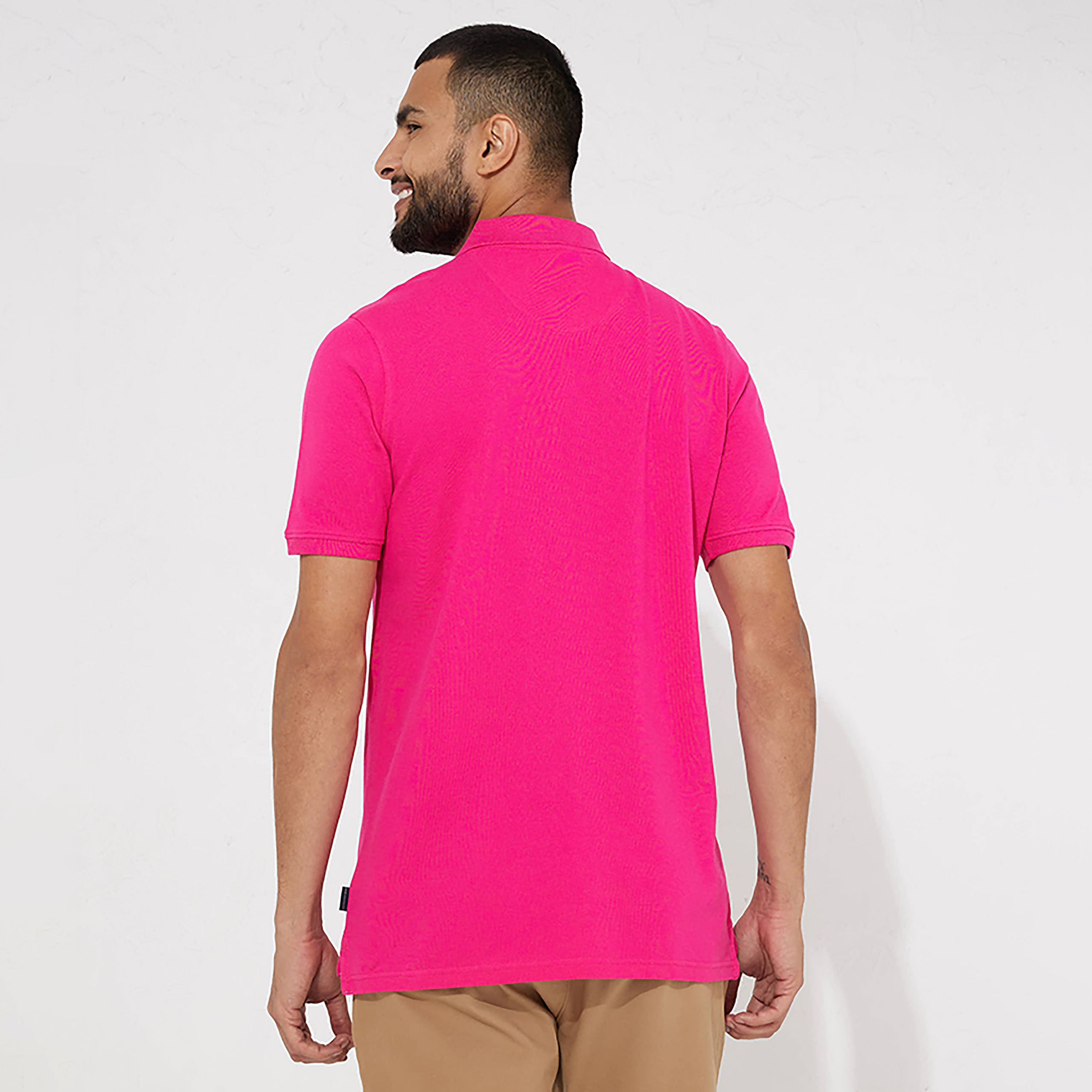  تي شيرت بولو من بيفرلي هيلز بولو كلوب سادة بياقة وأكمام قصيرة-men-clothing-tshirtsandpolos-polos-image-8