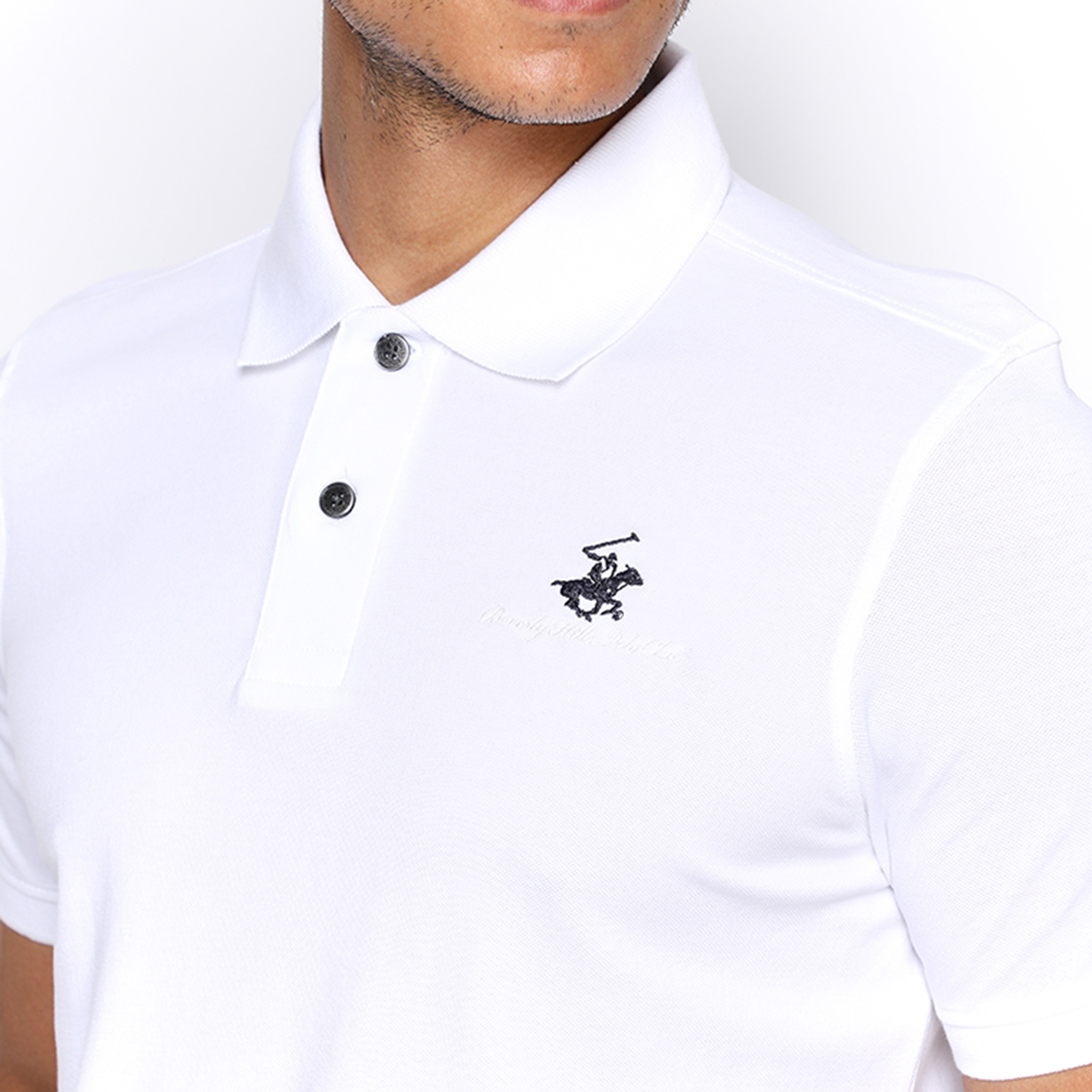 تي شيرت بولو من بيفرلي هيلز بولو كلوب بياقة وأكمام قصيرة مع شعار-men-clothing-tshirtsandpolos-polos-image-7