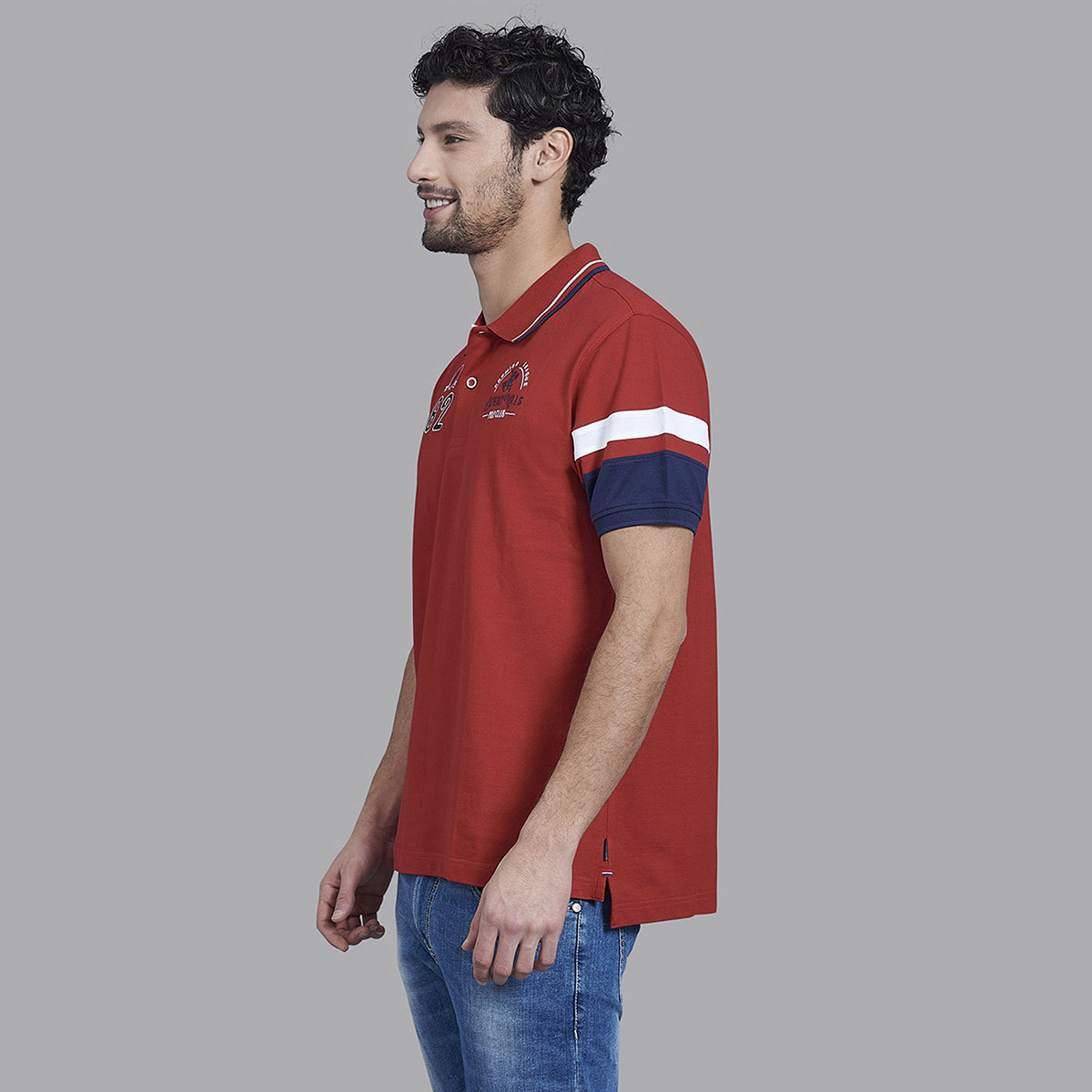Beverly Hills Polo Club Men Red Printed Short Sleeves Polo T-Shirt-men-clothing-tshirtsandpolos-polos-image-6