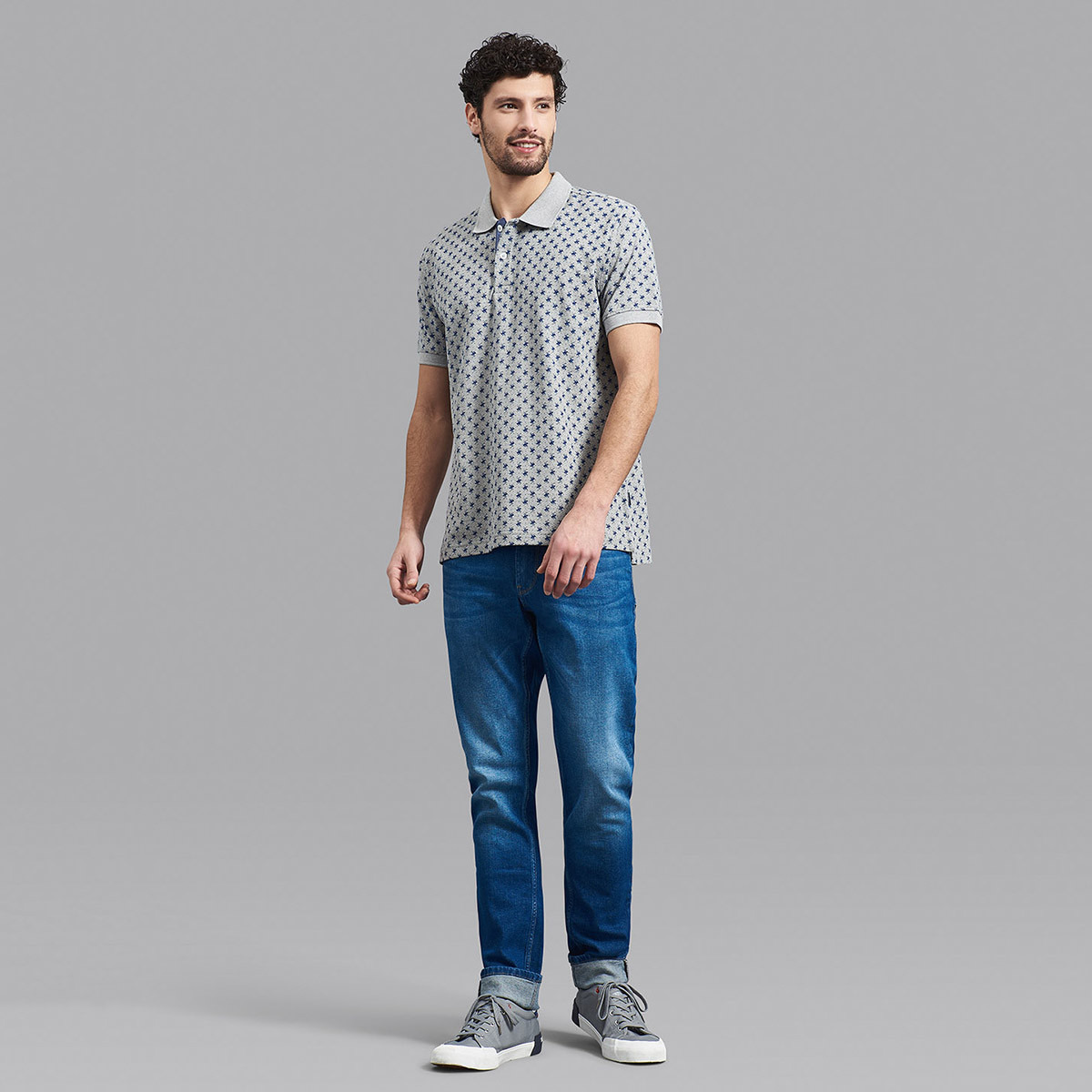 Beverly Hills Polo Club Men Grey Printed Short Sleeves Polo T-Shirt-men-clothing-tshirtsandpolos-polos-image-7