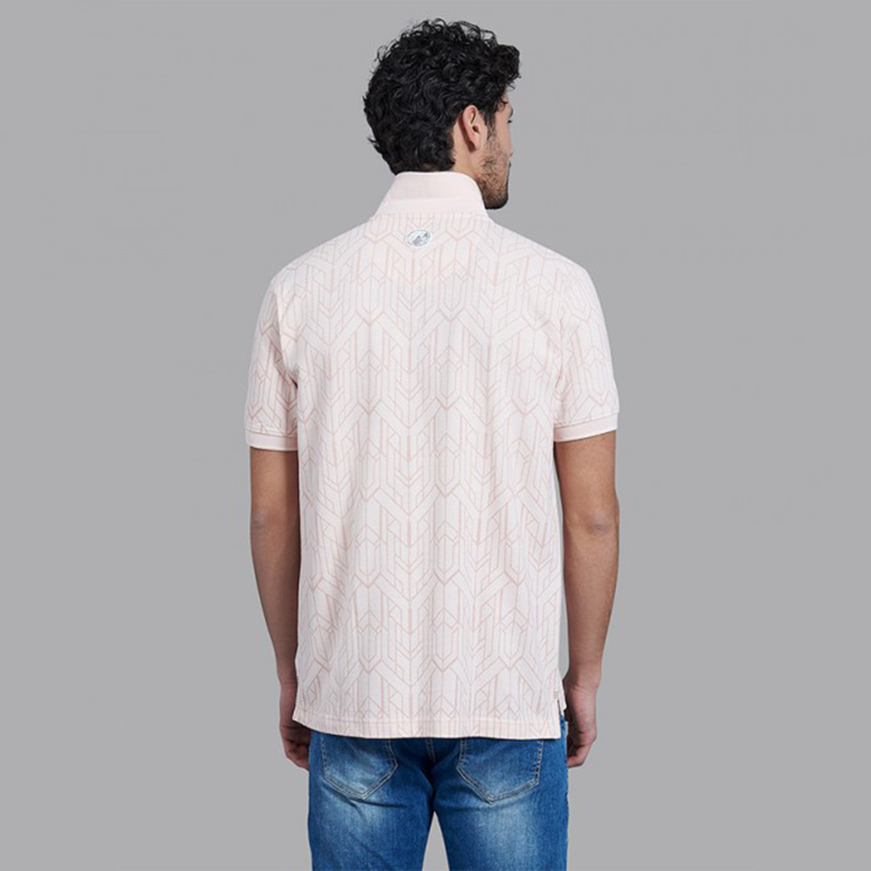 Beverly Hills Polo Club Men Light Pink Printed Short Sleeves Polo T-Shirt-men-clothing-tshirtsandpolos-polos-image-4