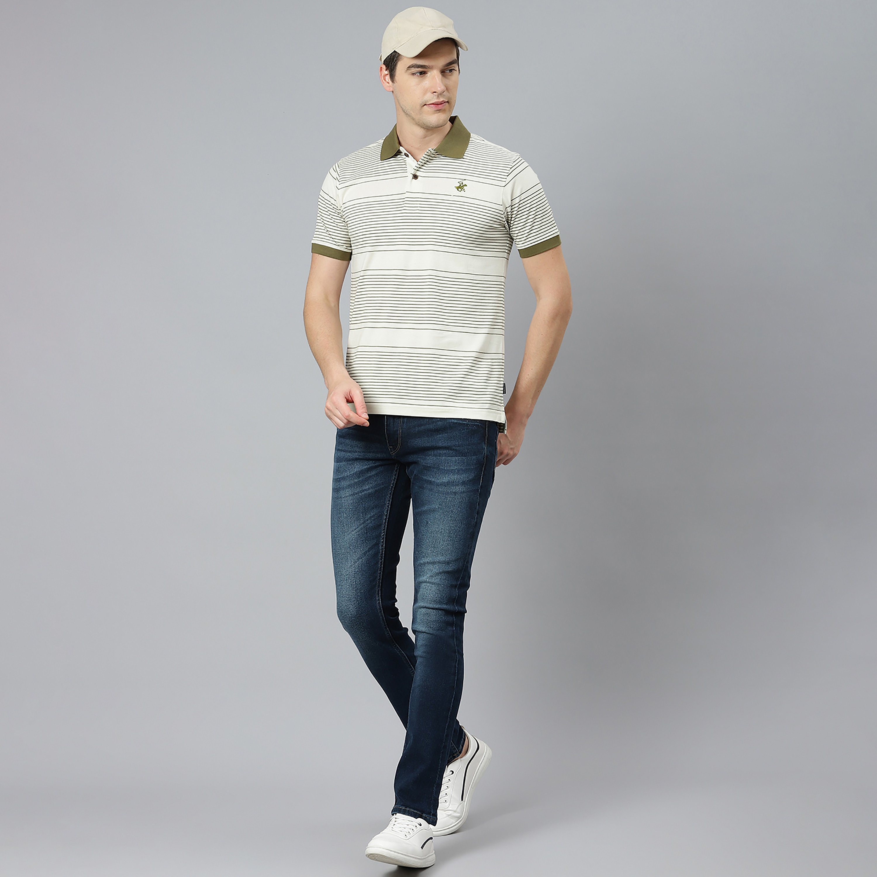Beverly Hills Polo Club Men's Striped Collared Short Sleeve Polo Shirt-men-clothing-tshirtsandpolos-polos-image-6