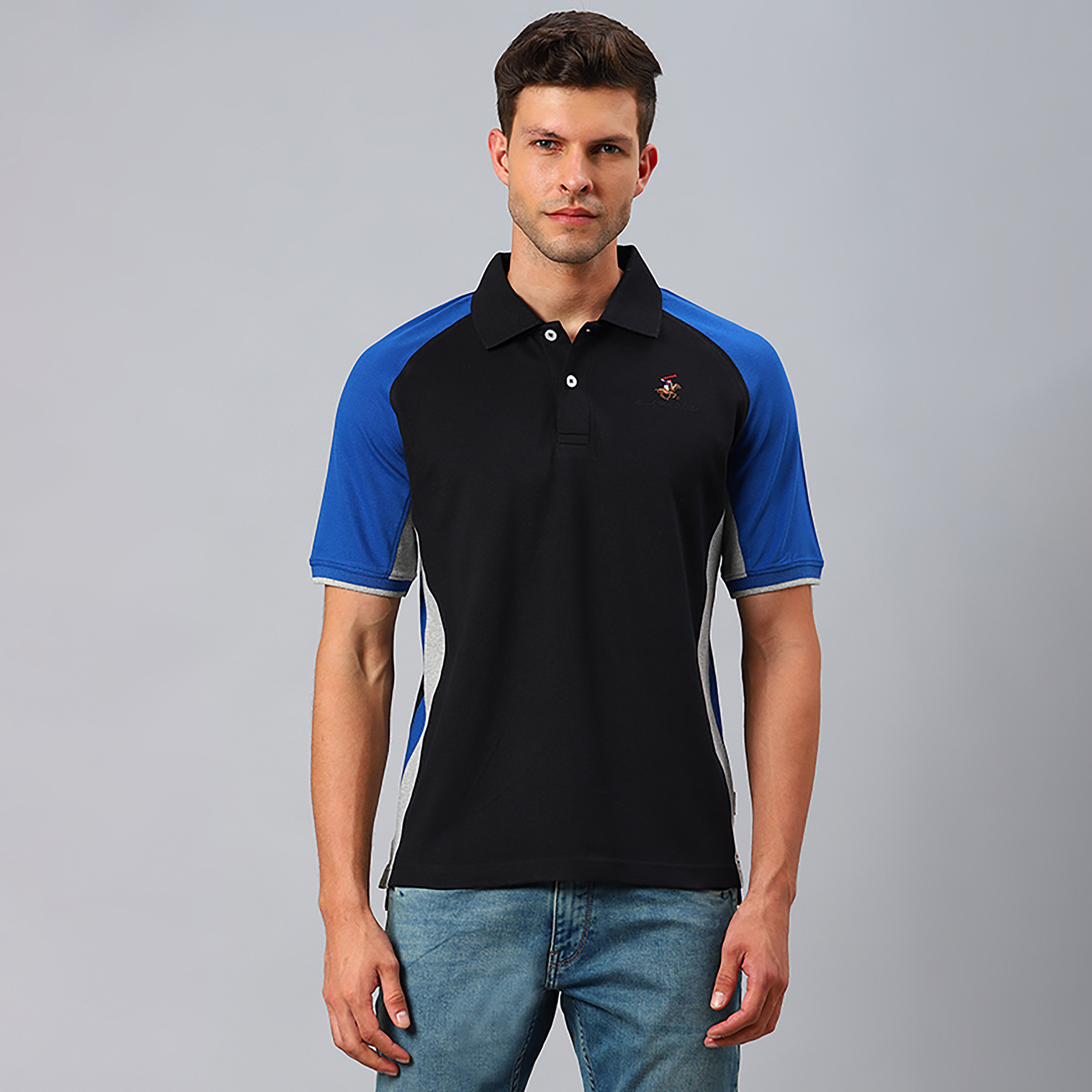 Beverly Hills Polo Club Men's Collared Short Sleeve Polo Shirt-men-clothing-tshirtsandpolos-polos-image-1