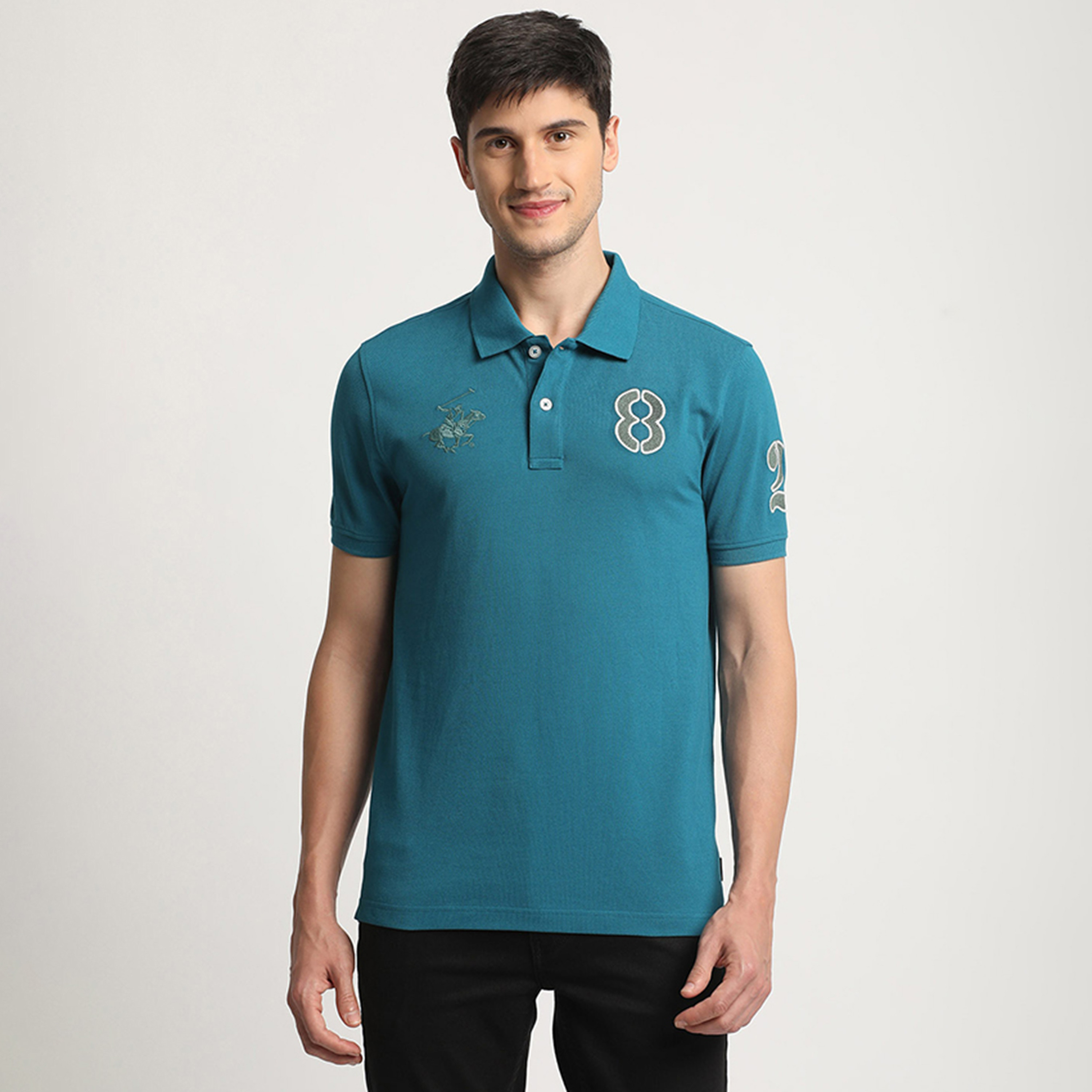 تي شيرت بولو من بيفرلي هيلز بولو كلوب بياقة وأكمام قصيرة مع شعار-men-clothing-tshirtsandpolos-polos-image-13