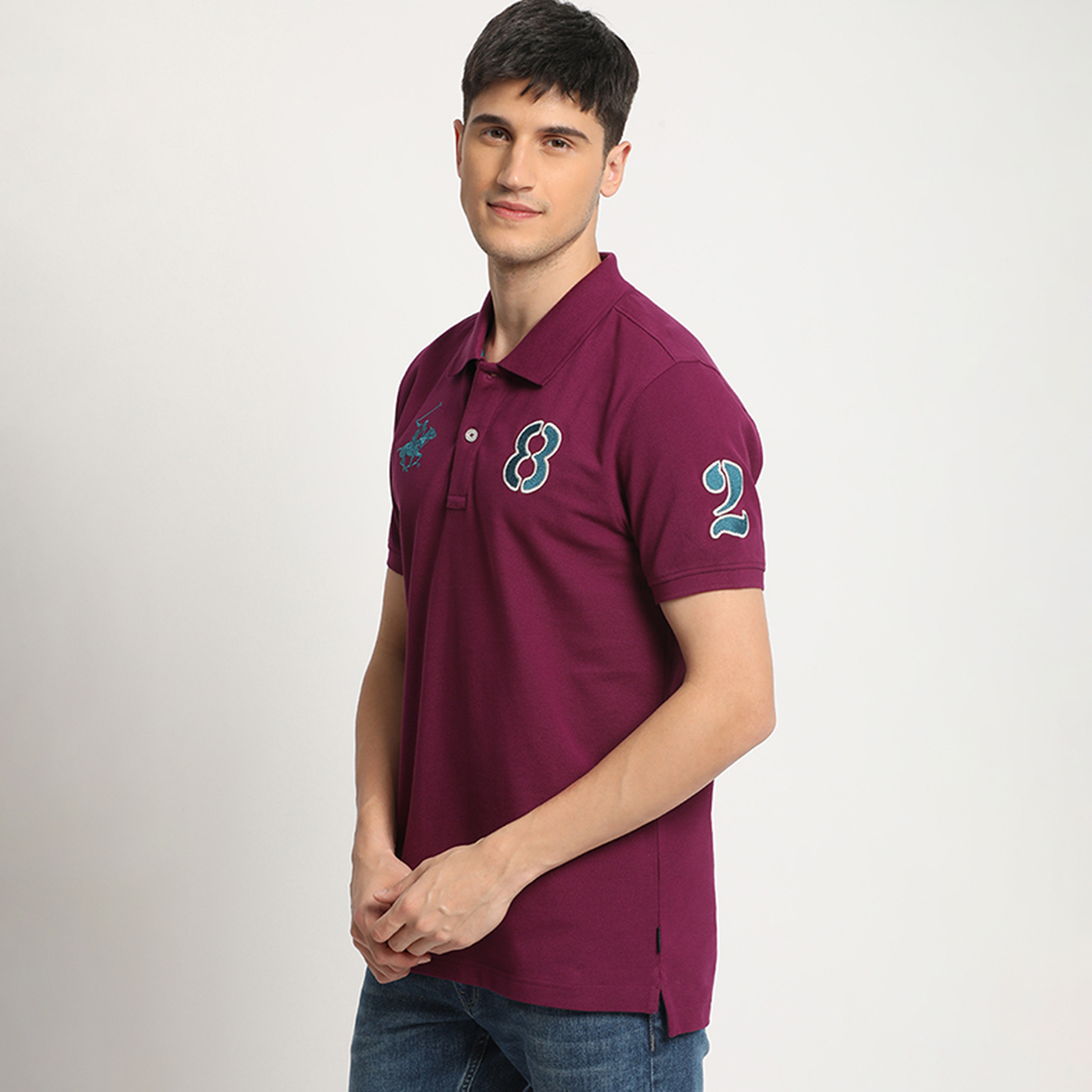 Beverly Hills Polo Club Logo Collared Short Sleeves Polo T-Shirt-men-clothing-tshirtsandpolos-polos-image-2