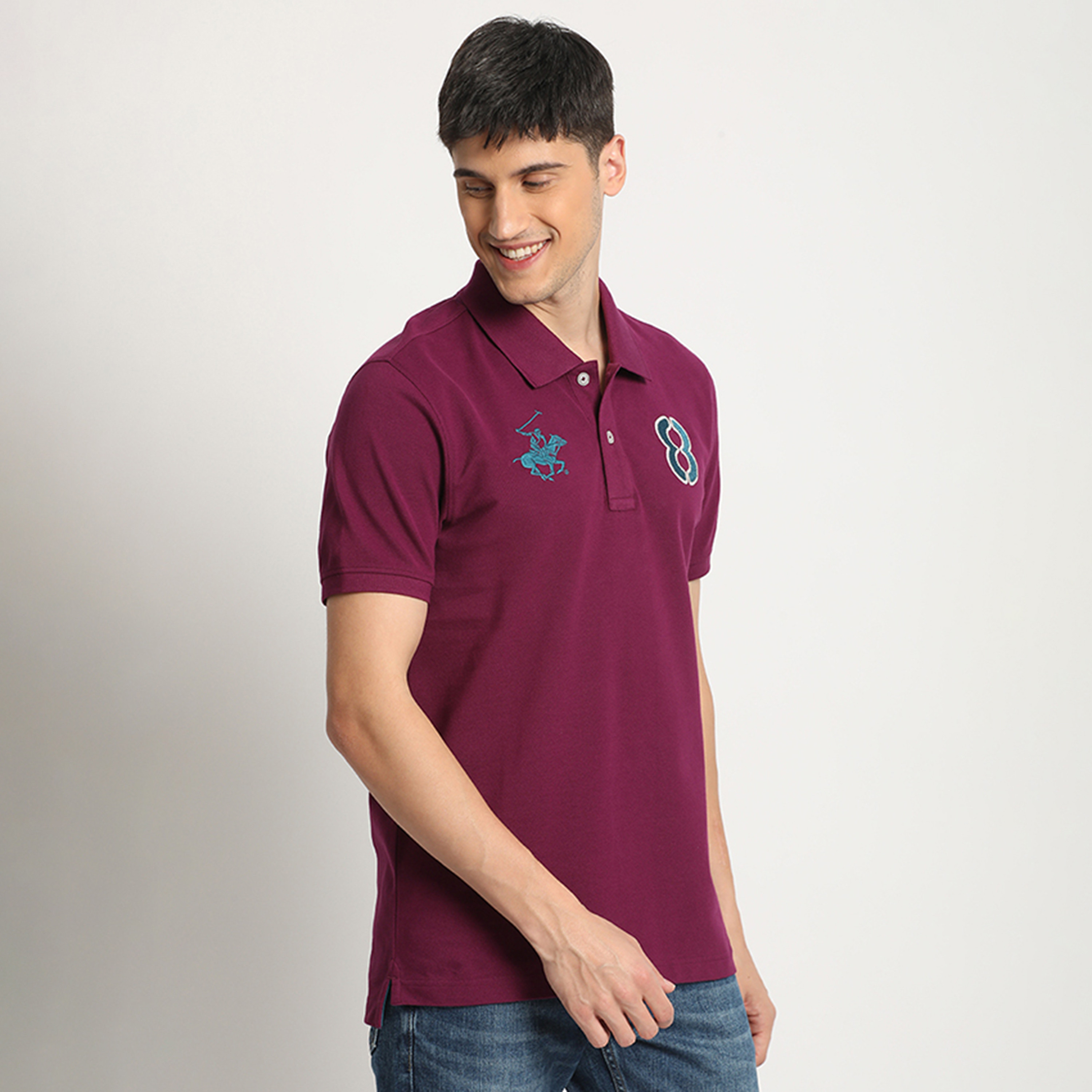 Beverly Hills Polo Club Logo Collared Short Sleeves Polo T-Shirt-men-clothing-tshirtsandpolos-polos-image-3