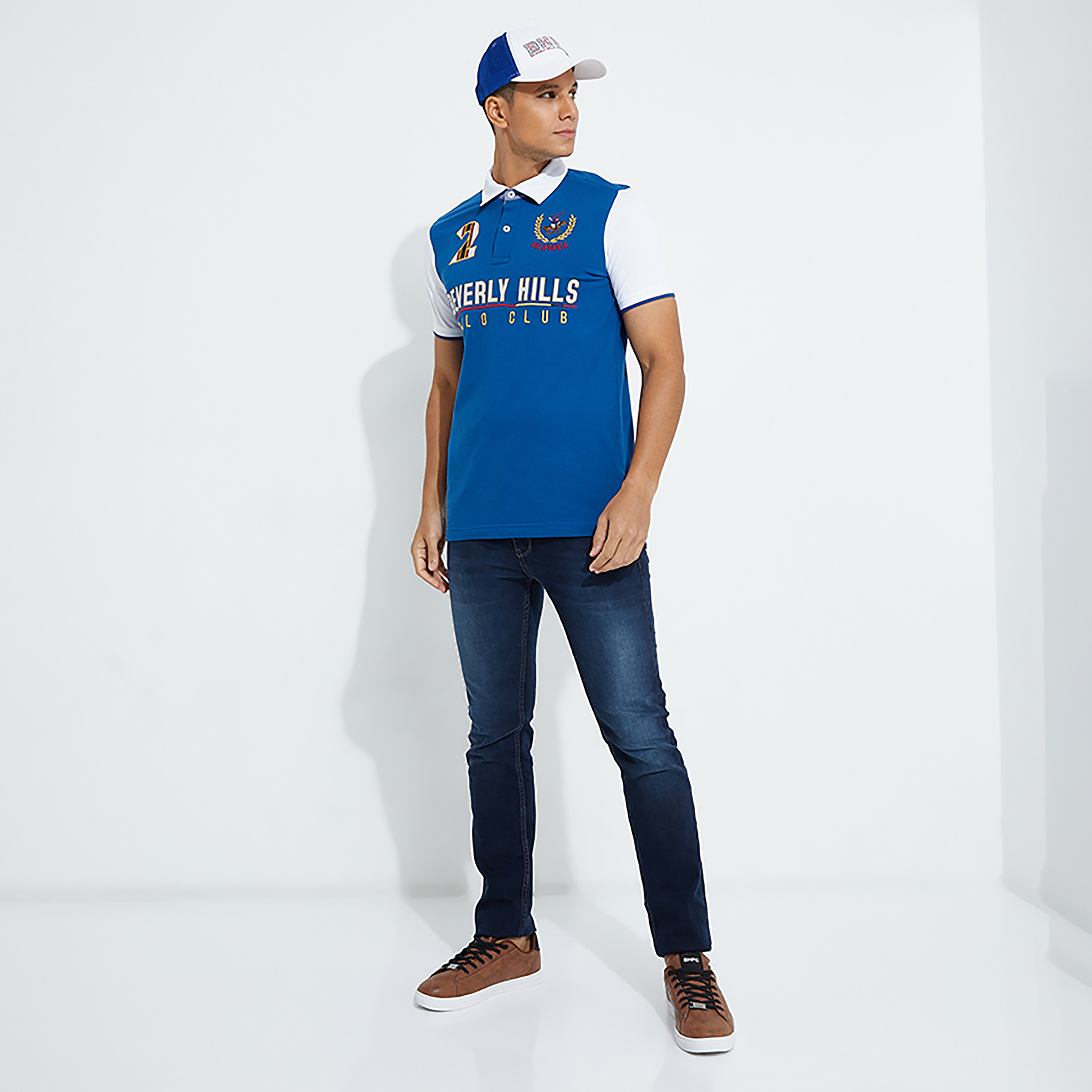 Beverly Hills Polo Club Men's Logo Collared Short Sleeve Polo Shirt-men-clothing-tshirtsandpolos-polos-image-2