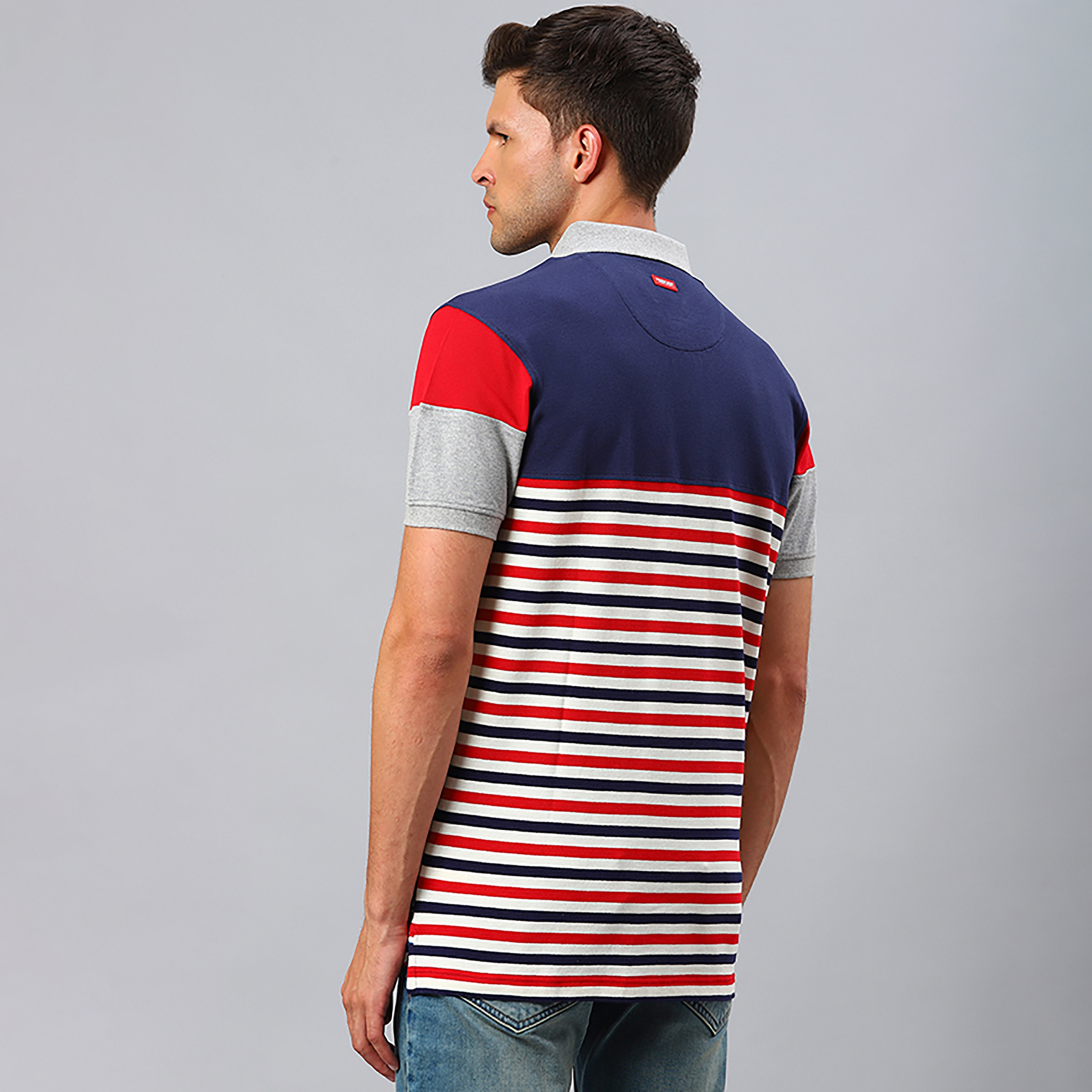Beverly Hills Polo Club Men's Striped Collared Short Sleeve Polo Shirt-men-clothing-tshirtsandpolos-polos-image-4